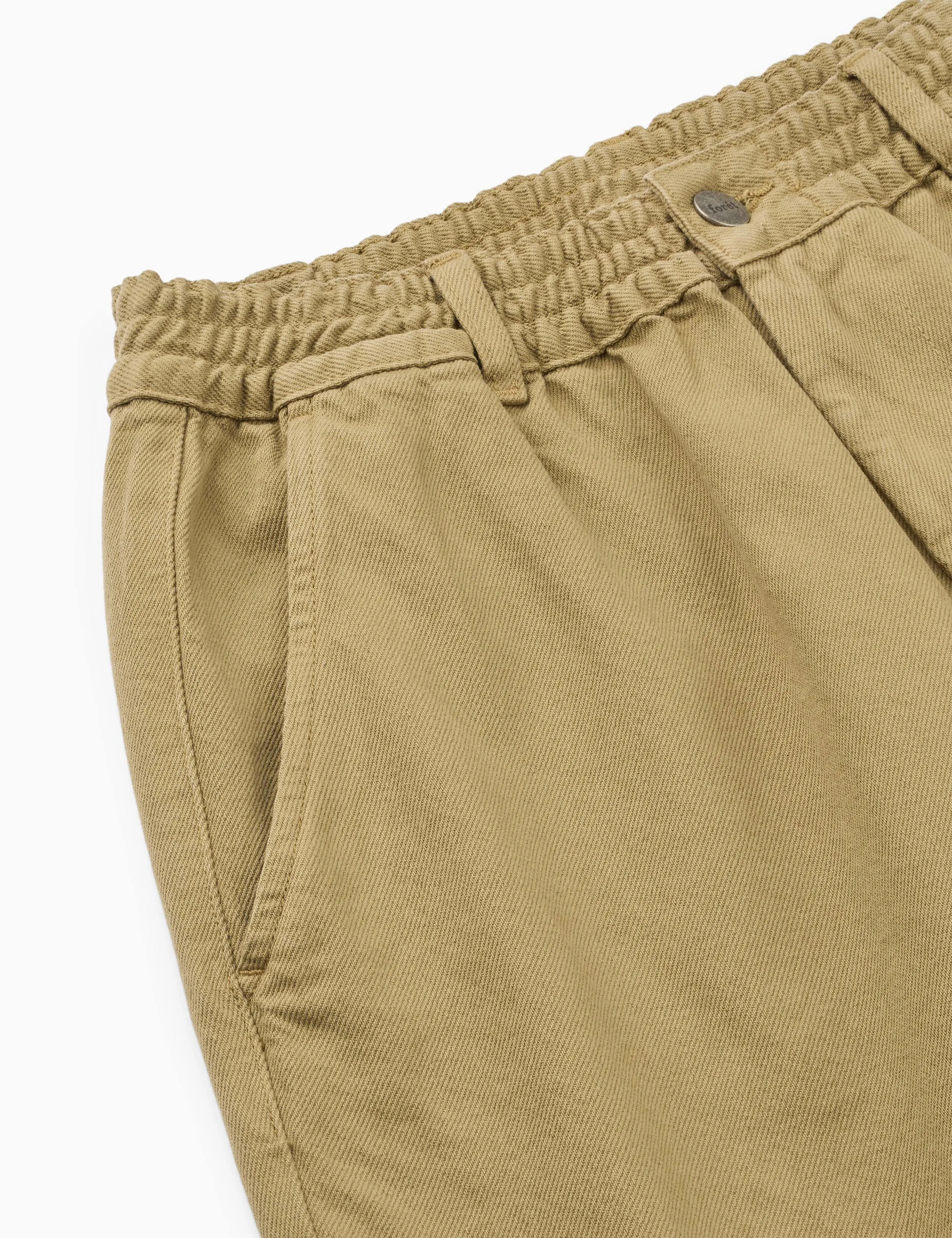 CLAY TWILL PANTS - KHAKI sold by Foret product image thumbnail 3
