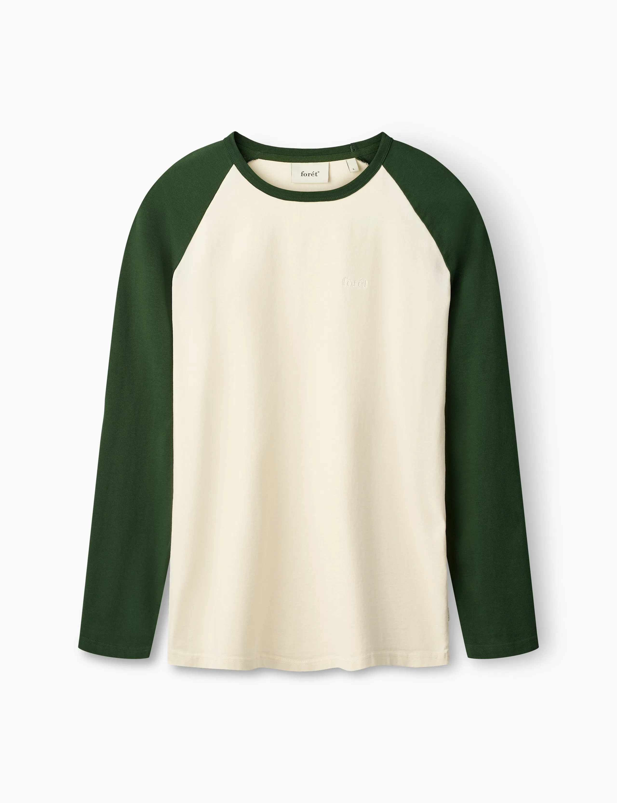 LAKE LONGSLEEVE - CLOUD/DARK GREEN sold by Foret
