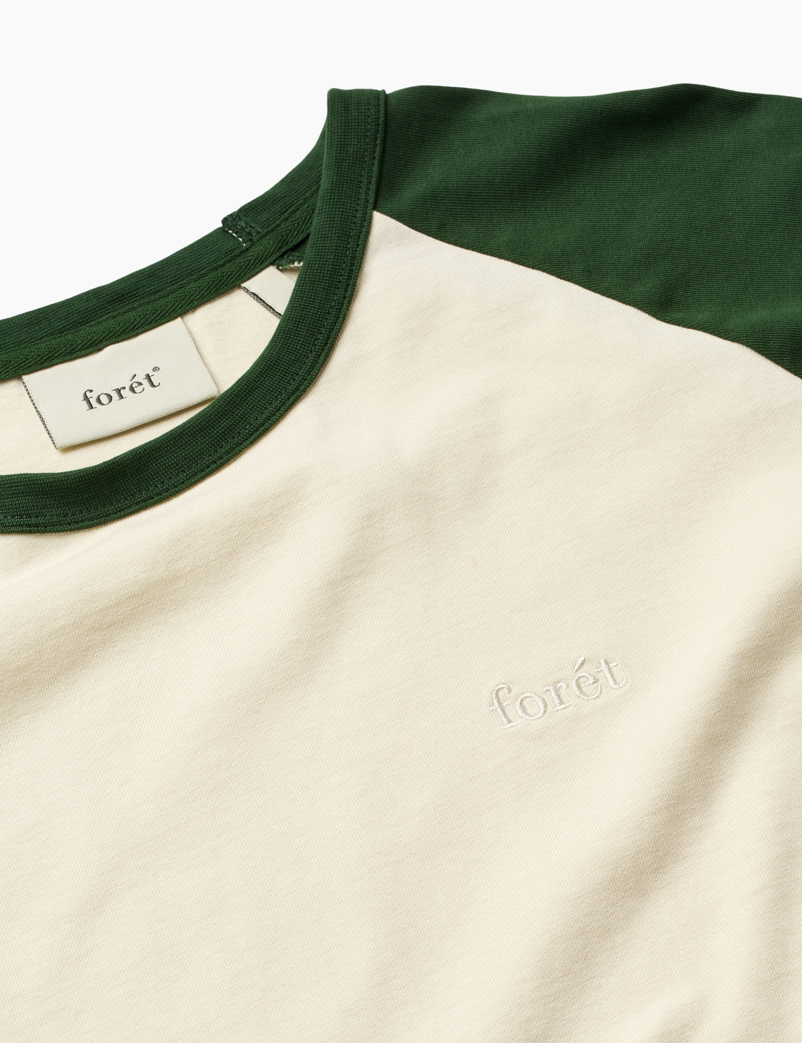 LAKE LONGSLEEVE - CLOUD/DARK GREEN sold by Foret product image thumbnail 3