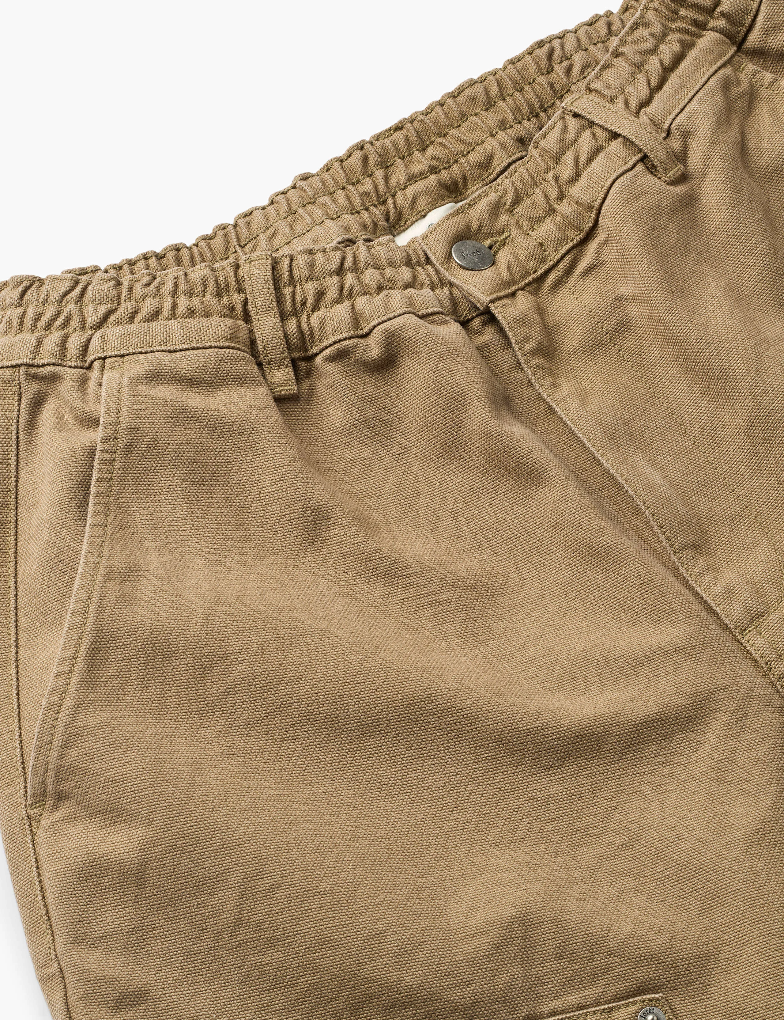 CLAY DOUBLE KNEE PANTS - BURNT KHAKI sold by Foret product image thumbnail 5