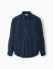 RIVER CORDUROY SHIRT - NAVY sold by Foret