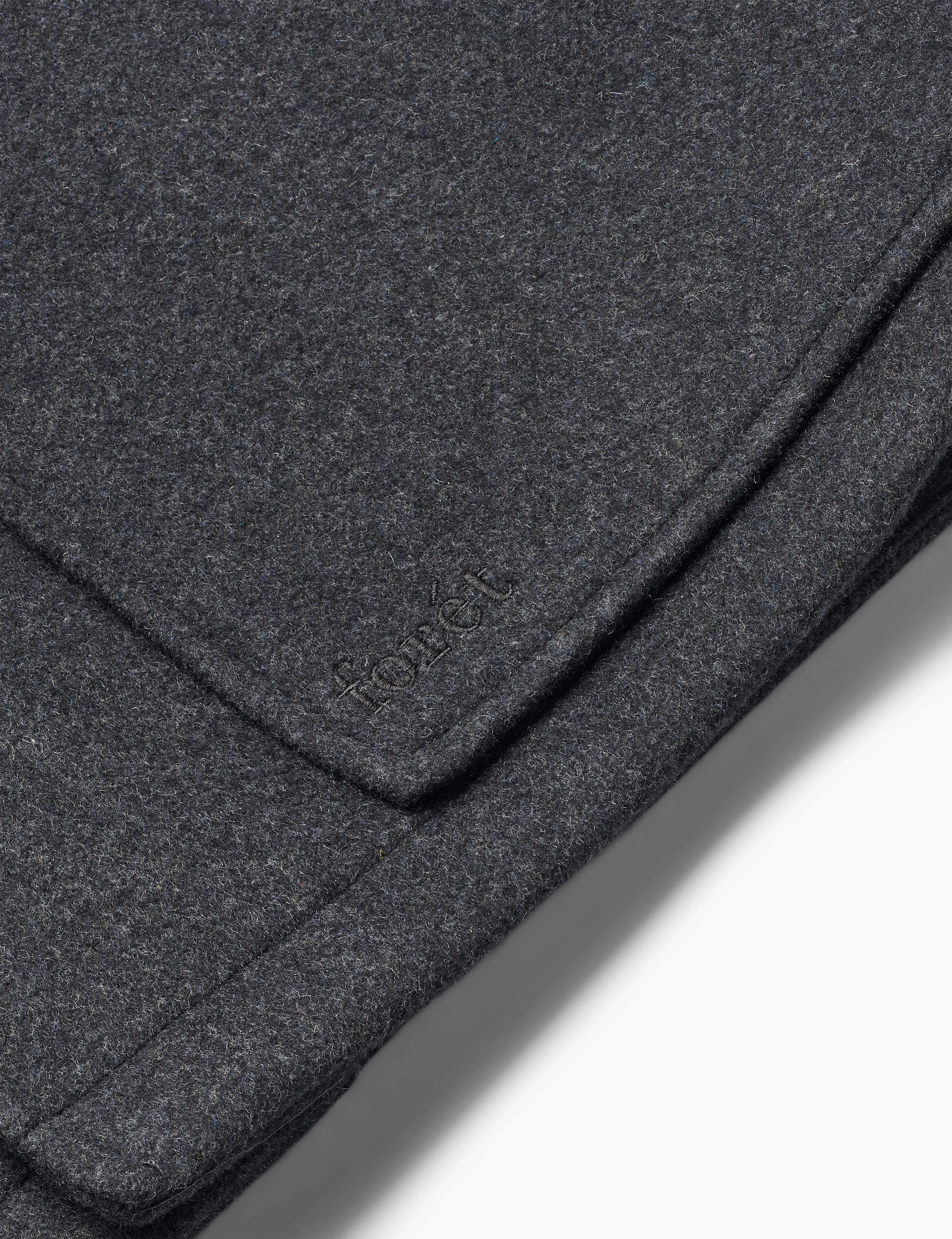 CAVE WOOL JACKET - DARK GREY MELANGÉ sold by Foret product image thumbnail 4