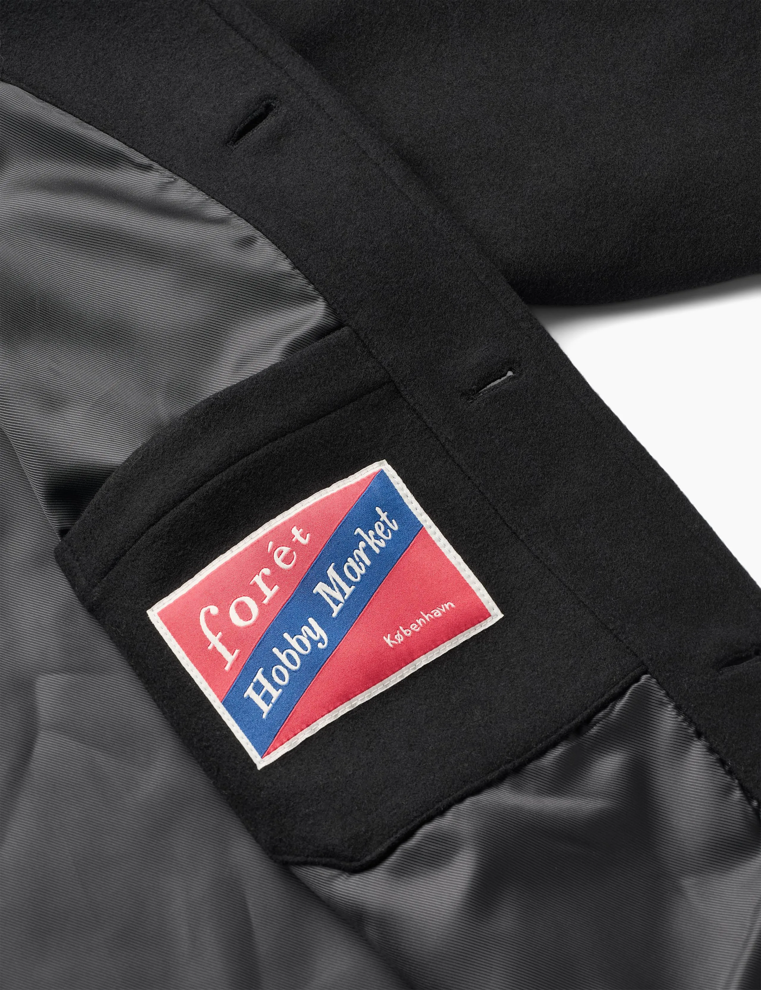 CAVE WOOL JACKET - BLACK sold by Foret product image thumbnail 3