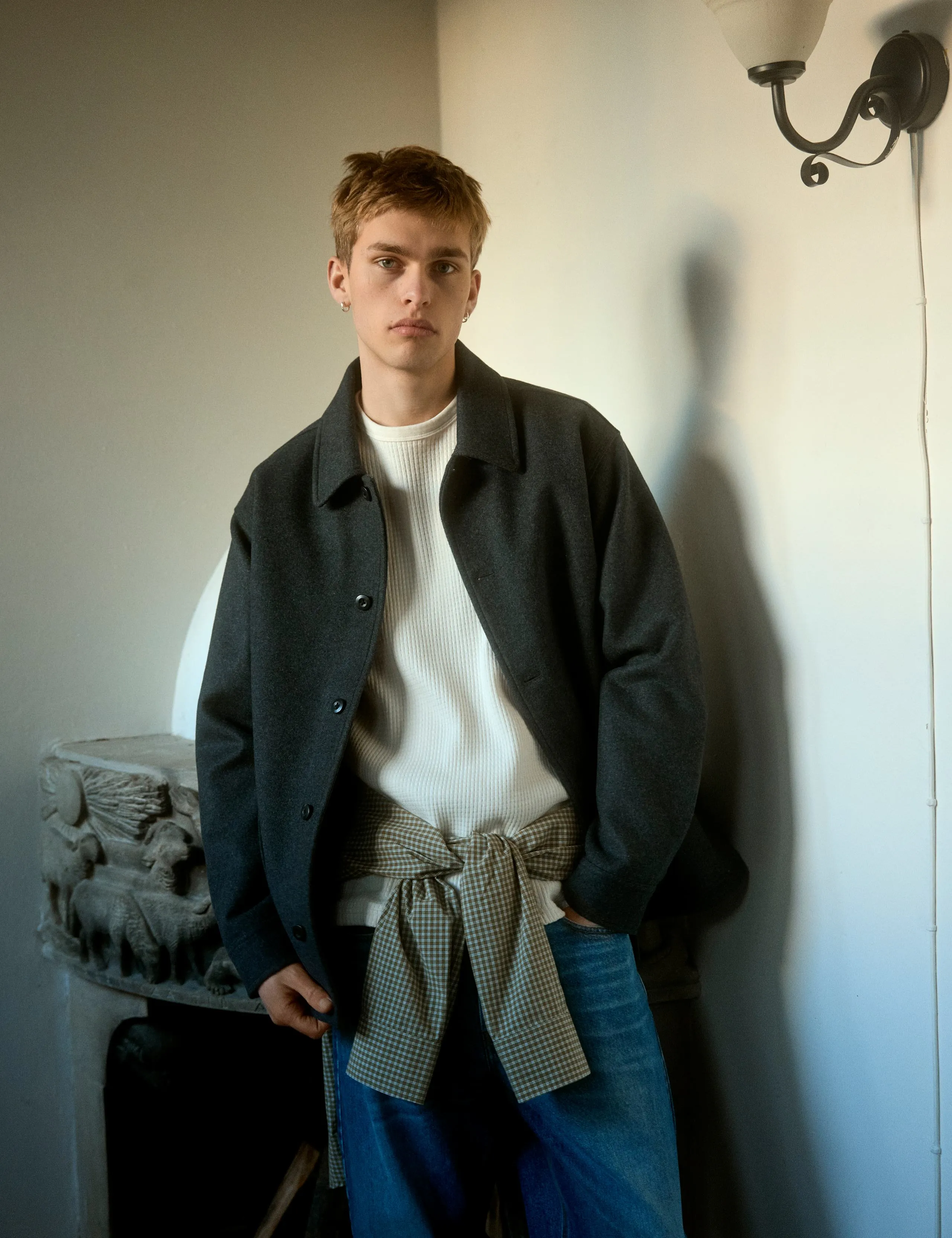 CAVE WOOL JACKET - BLACK sold by Foret product image thumbnail 4