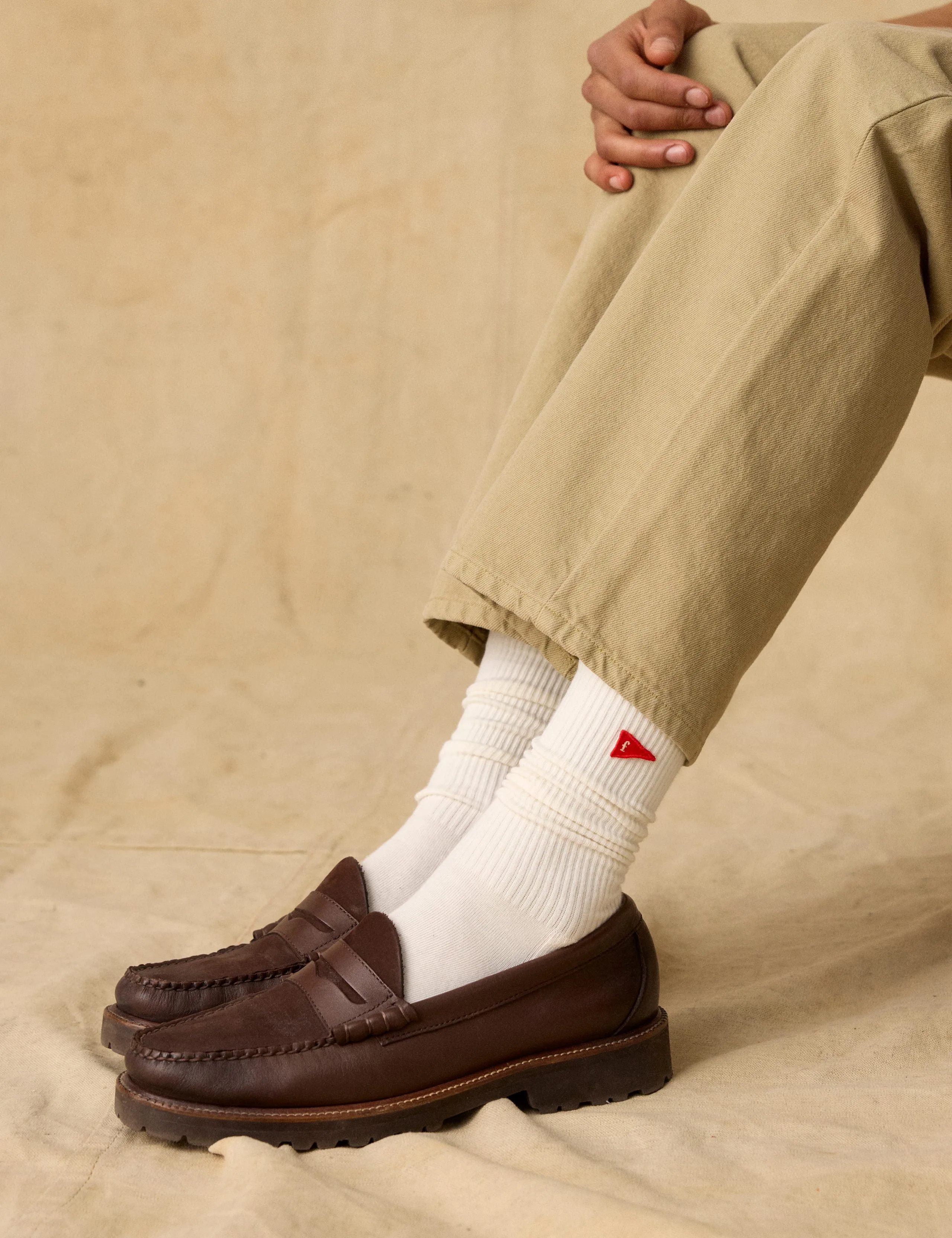 FLAG SOCKS - 2-PACK - CLOUD sold by Foret product image thumbnail 4