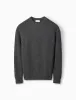 DELTA WOOL KNIT - DARK GREY MELANGE sold by Foret