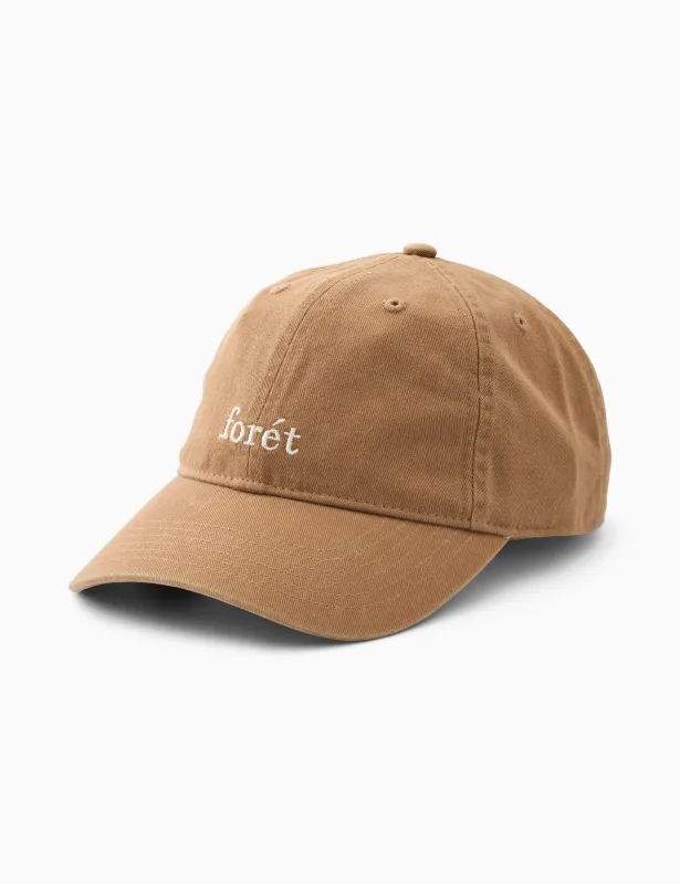 HAWK WASHED CAP - BURNT KHAKI sold by Foret