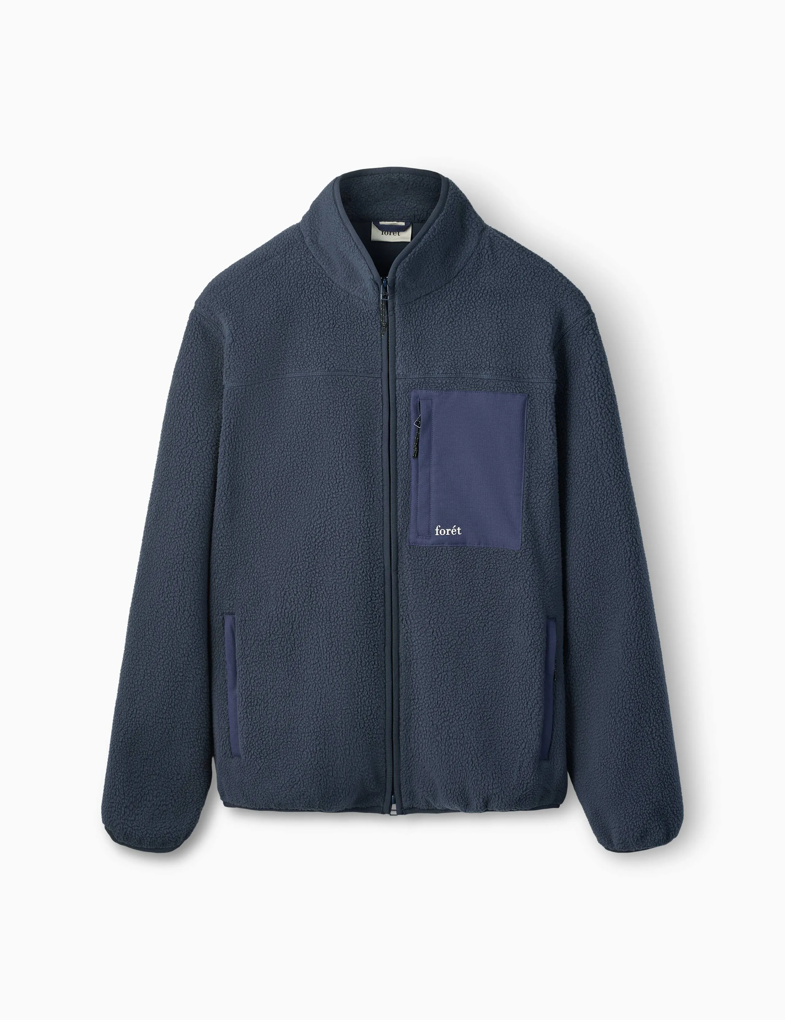 MOUNTAIN FLEECE JACKET - NAVY sold by Foret