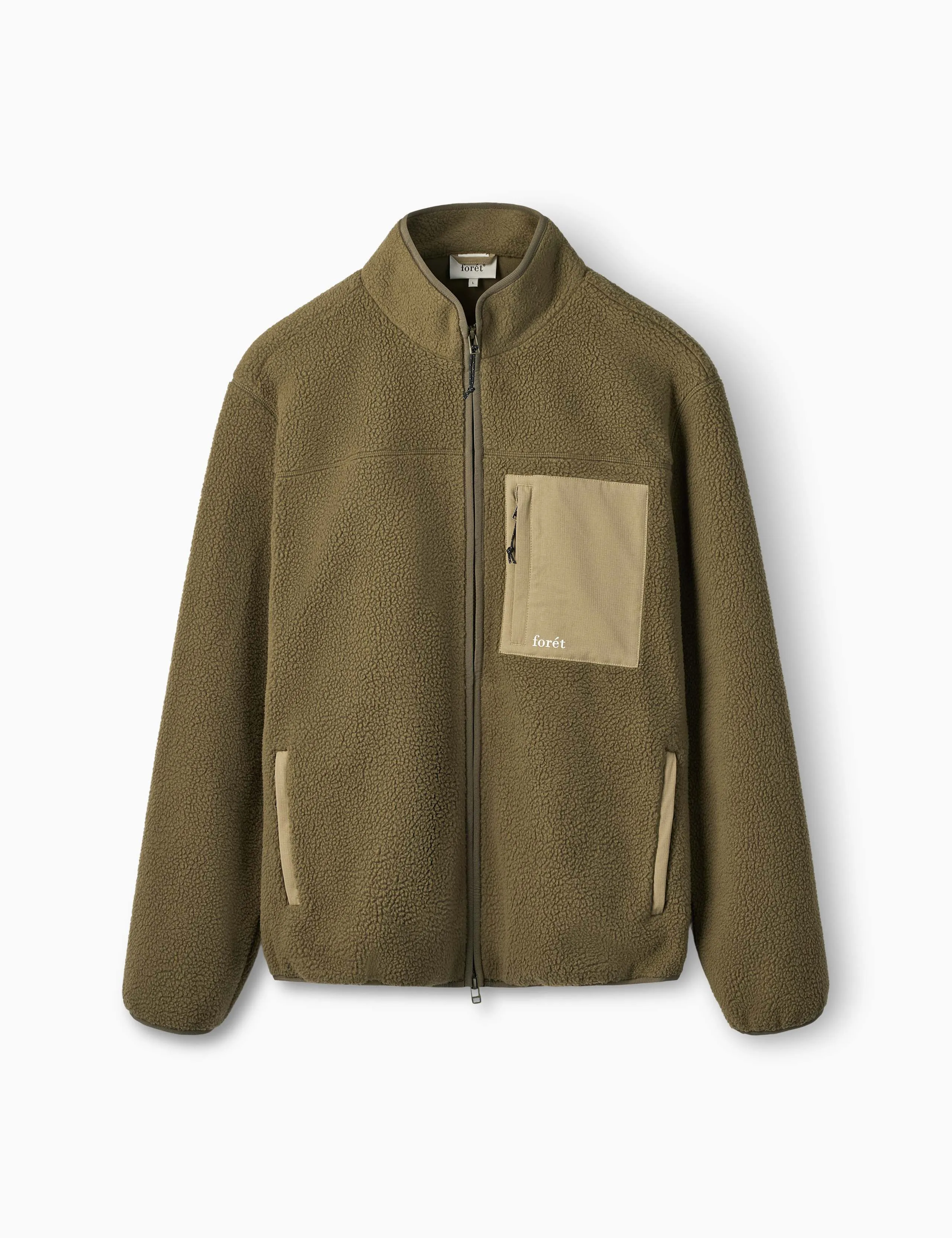 MOUNTAIN FLEECE JACKET - ARMY sold by Foret