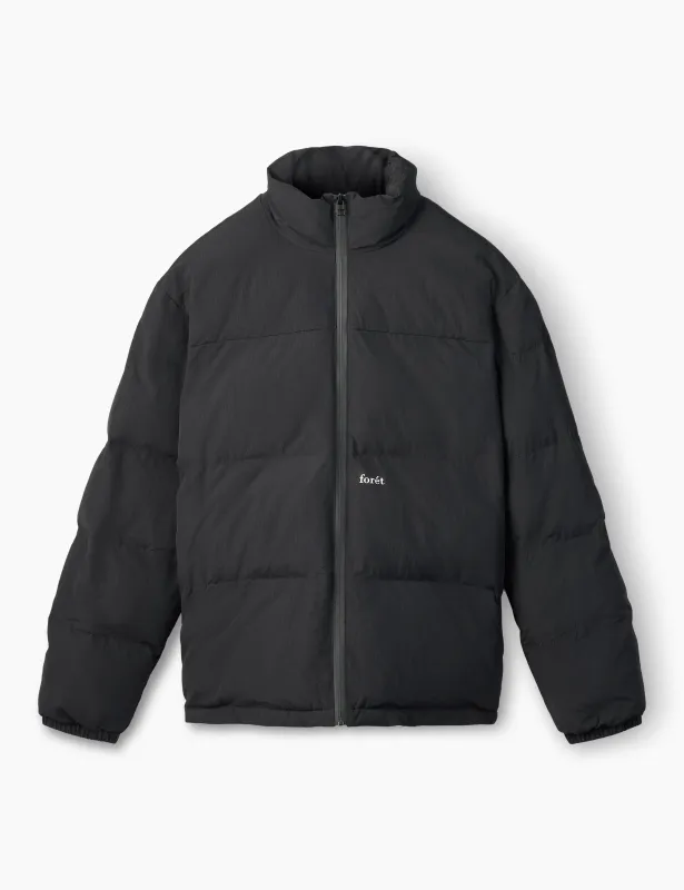 POLAR PUFFER JACKET - BLACK made by Foret
