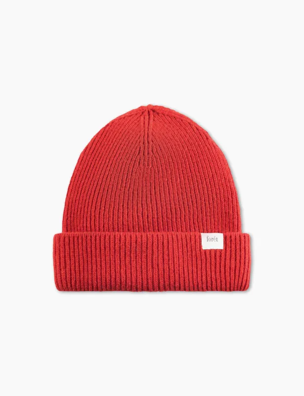 TOP BEANIE - RED made by Foret