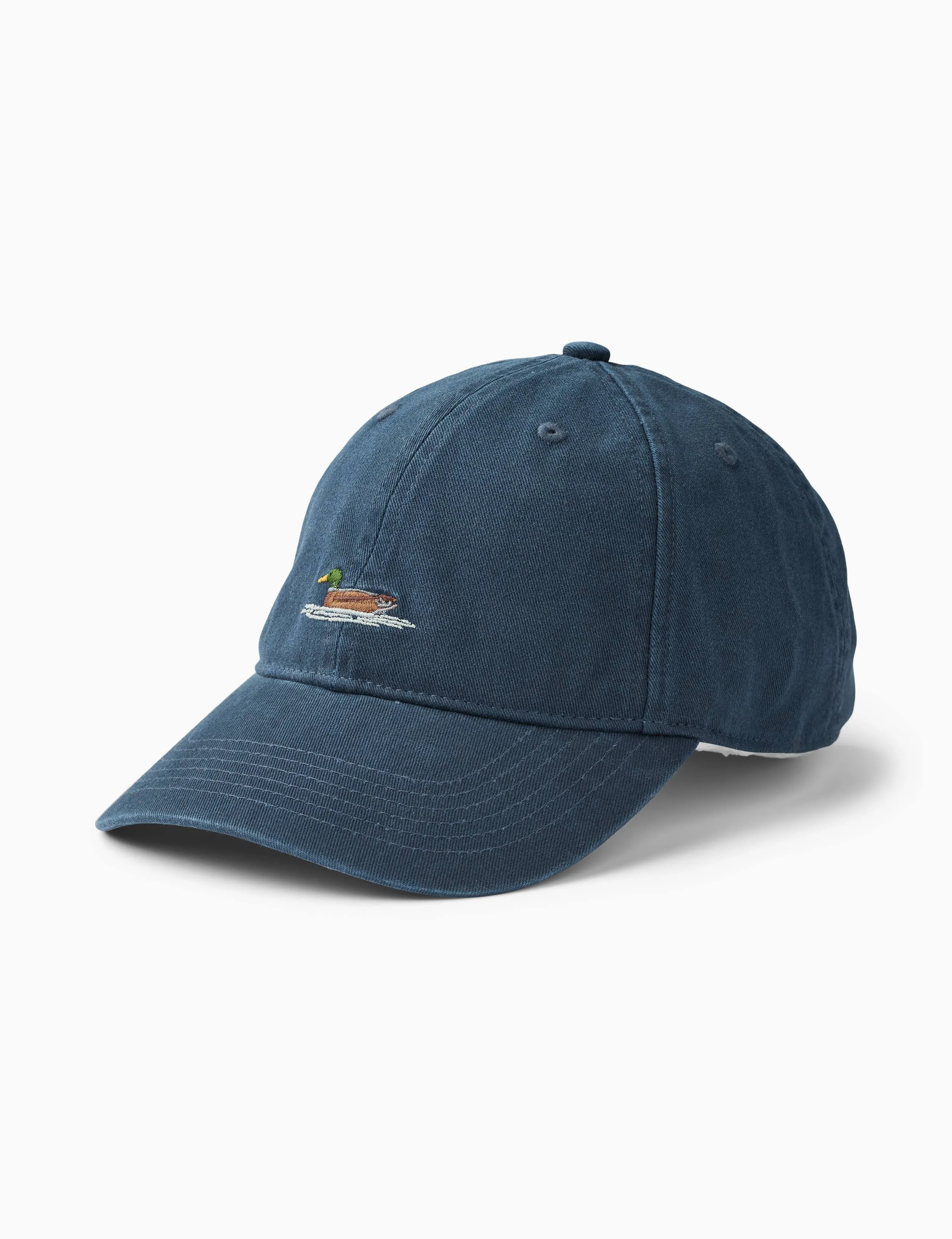 DUCK WASHED CAP - NAVY sold by Foret