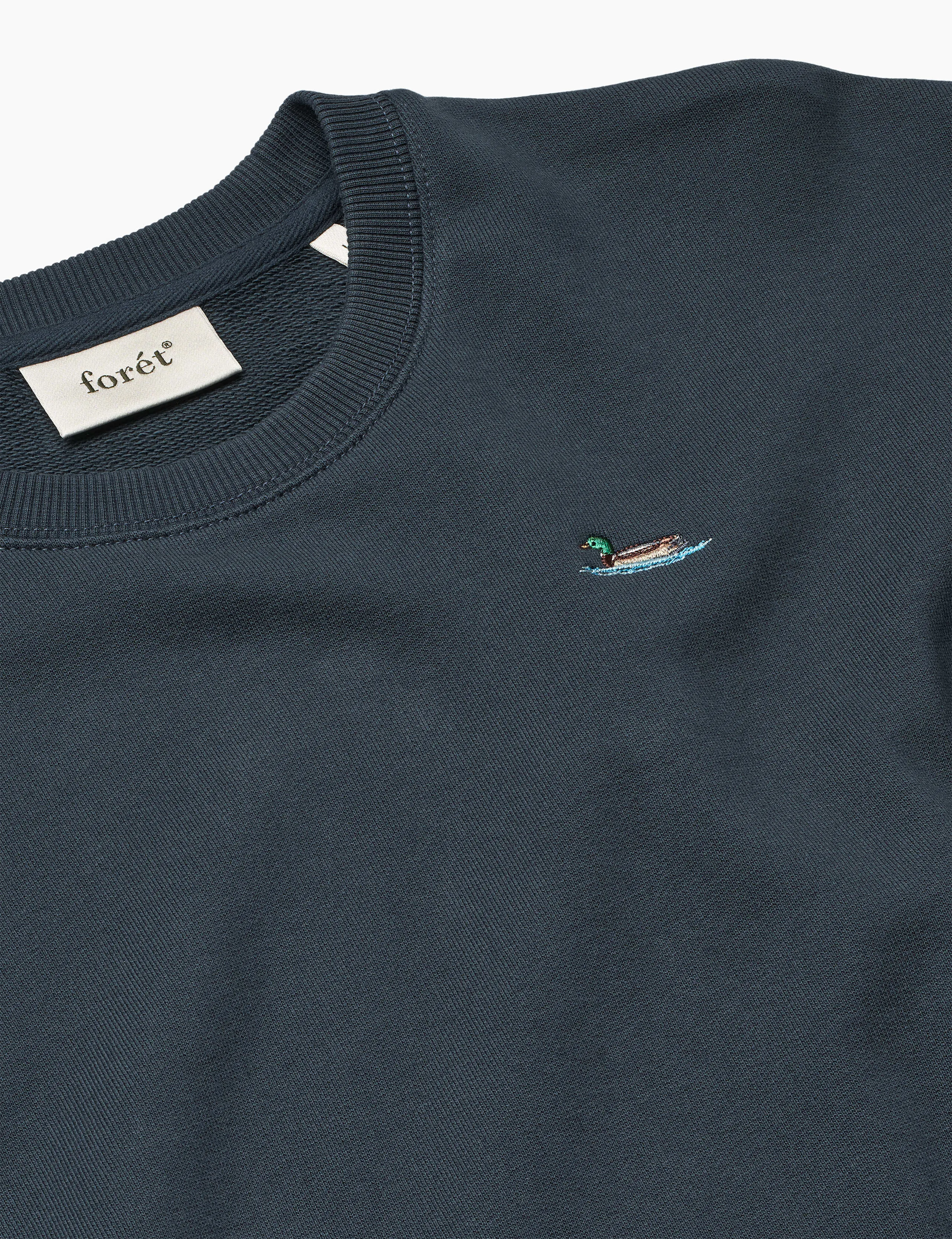 DUCK SWEATSHIRT - NAVY sold by Foret product image thumbnail 4