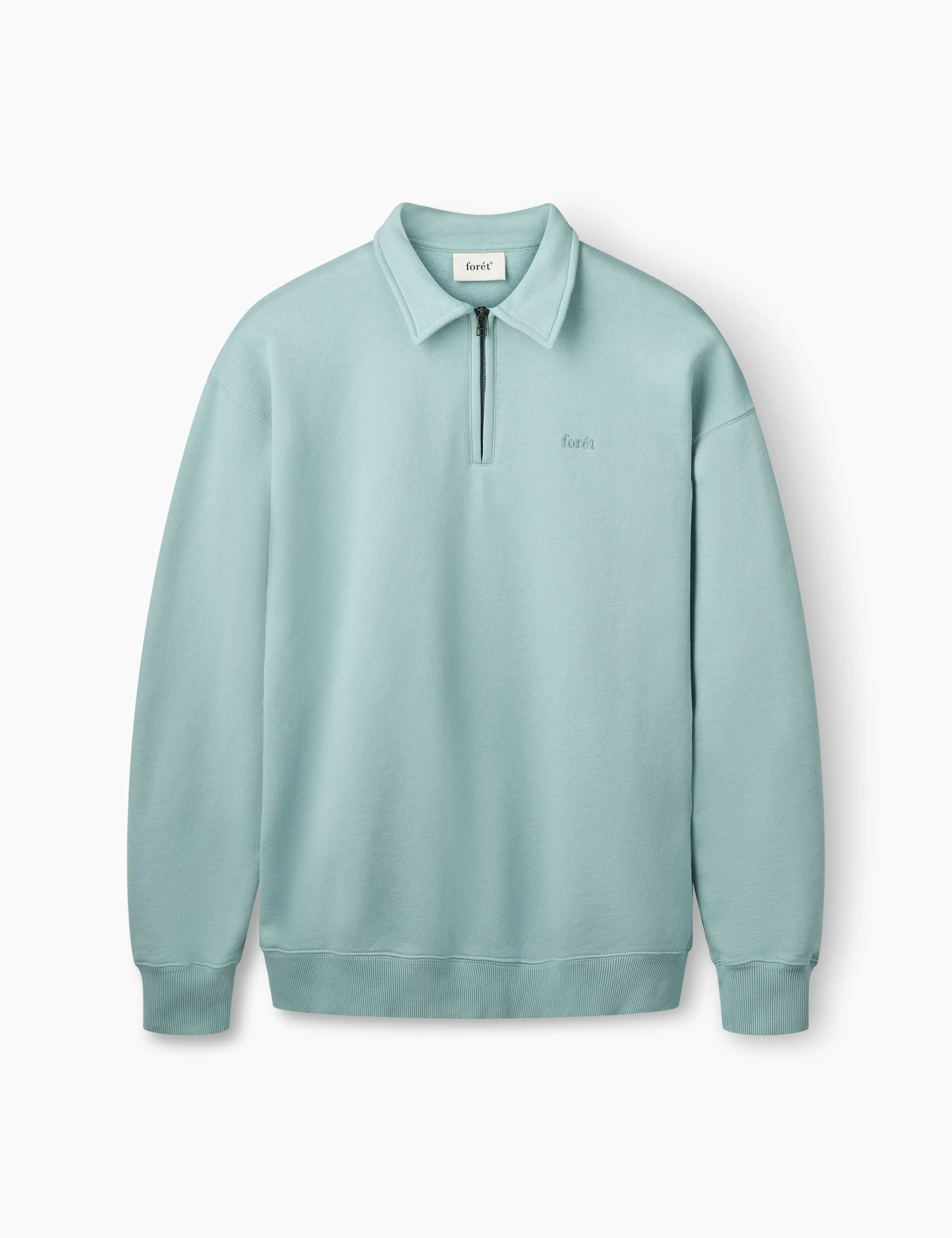 HOOK HALF ZIP - DOVE sold by Foret