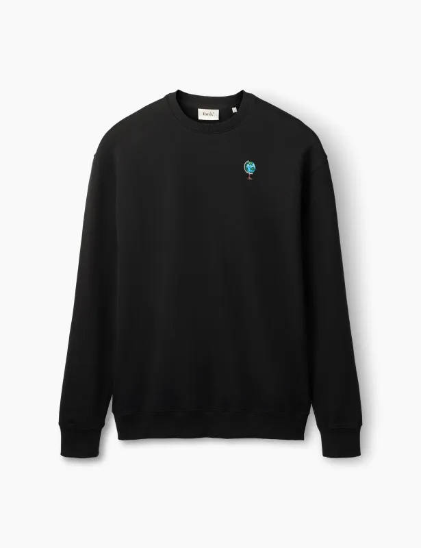 GLOBUS SWEATSHIRT - BLACK sold by Foret