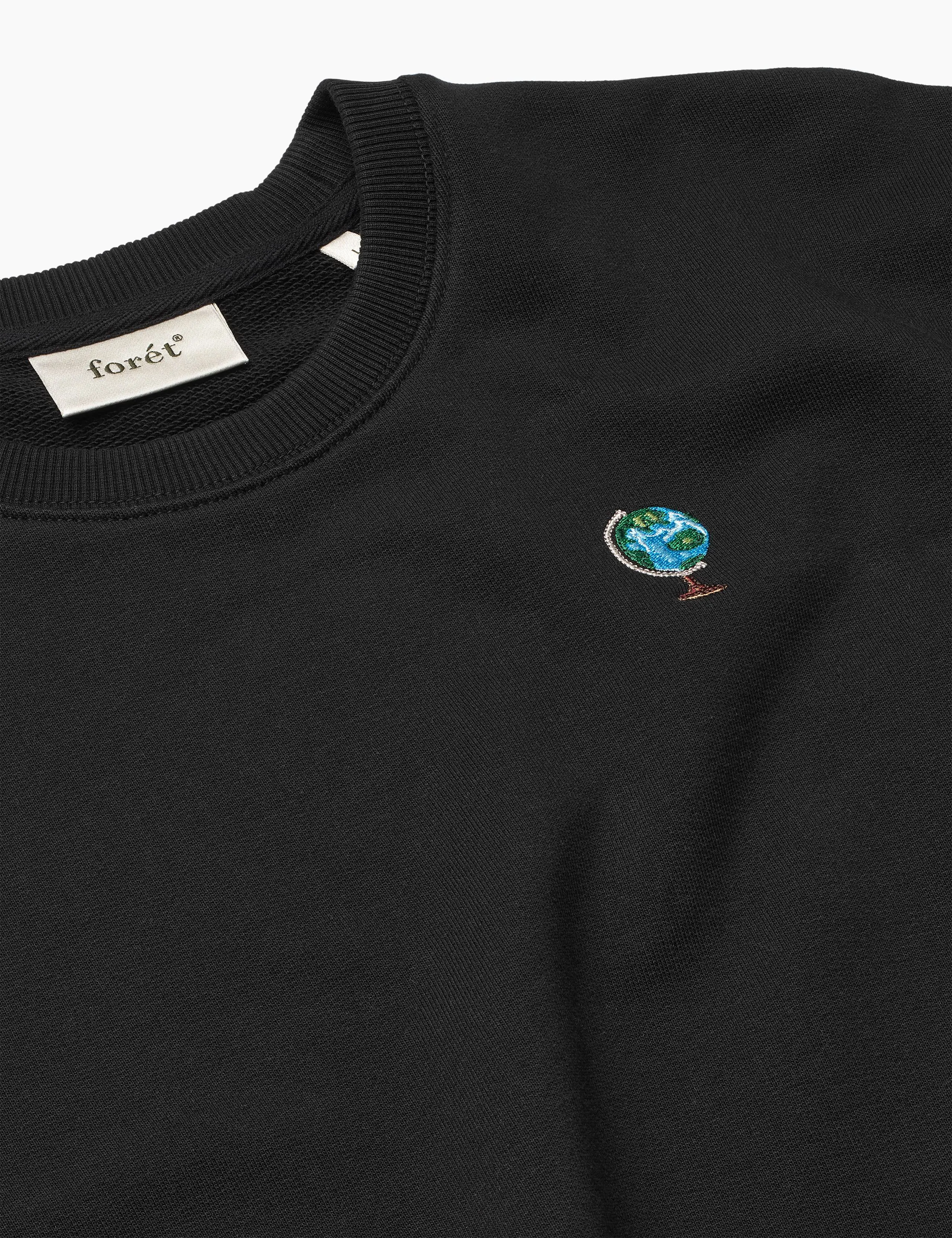GLOBUS SWEATSHIRT - BLACK sold by Foret product image thumbnail 2