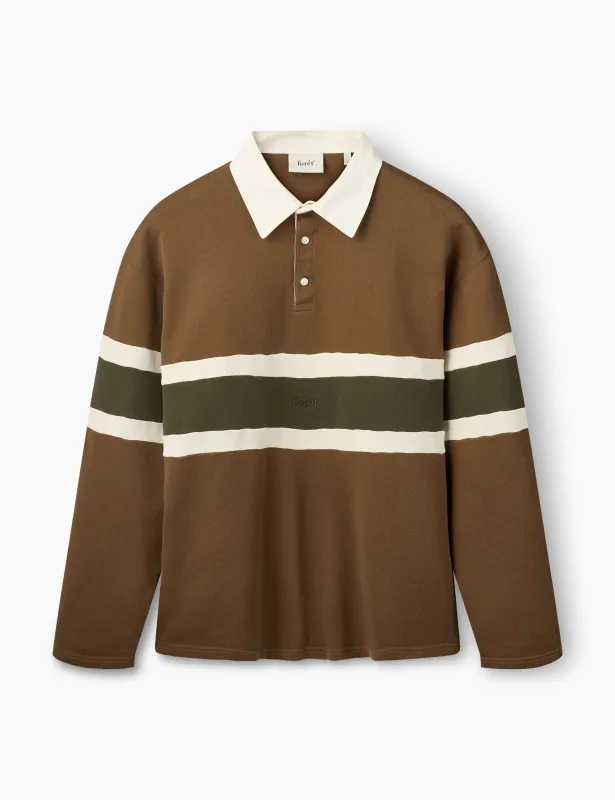 MATCH RUGBY SWEATSHIRT - EARTH/PINE sold by Foret