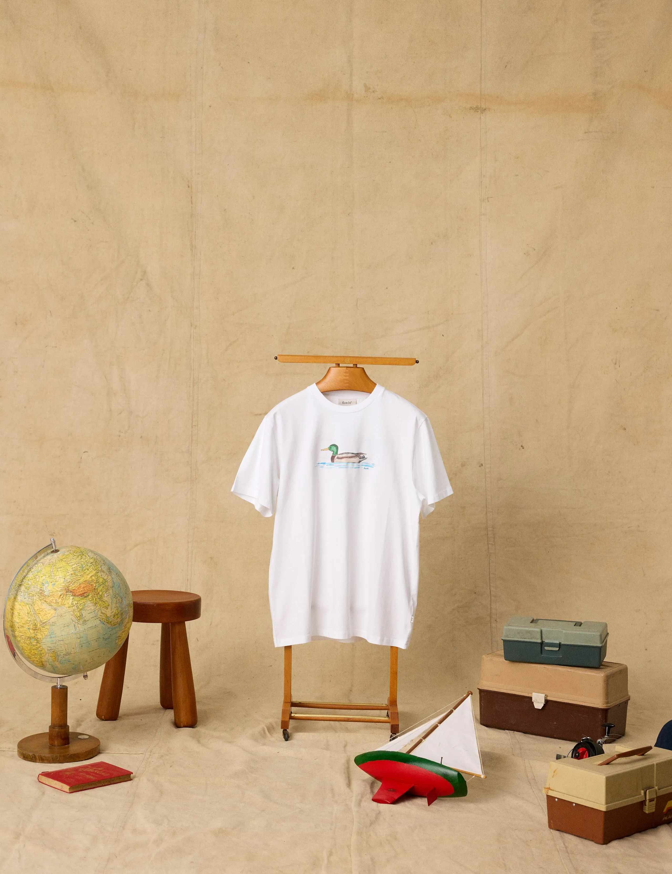 MALLARD T-SHIRT - WHITE sold by Foret product image thumbnail 3