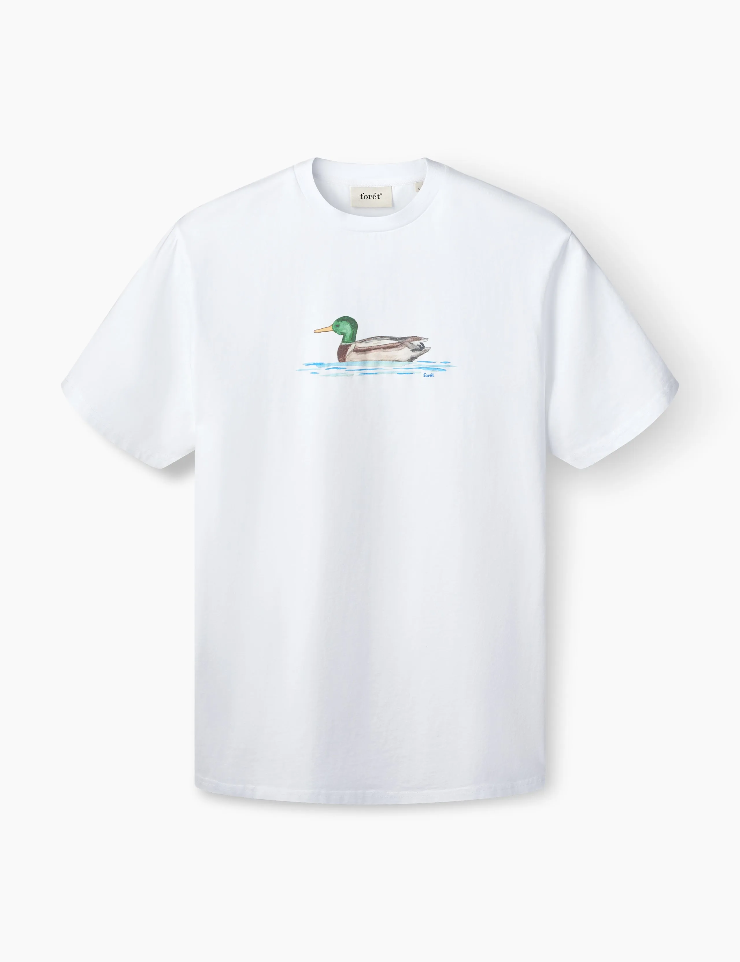 MALLARD T-SHIRT - WHITE sold by Foret