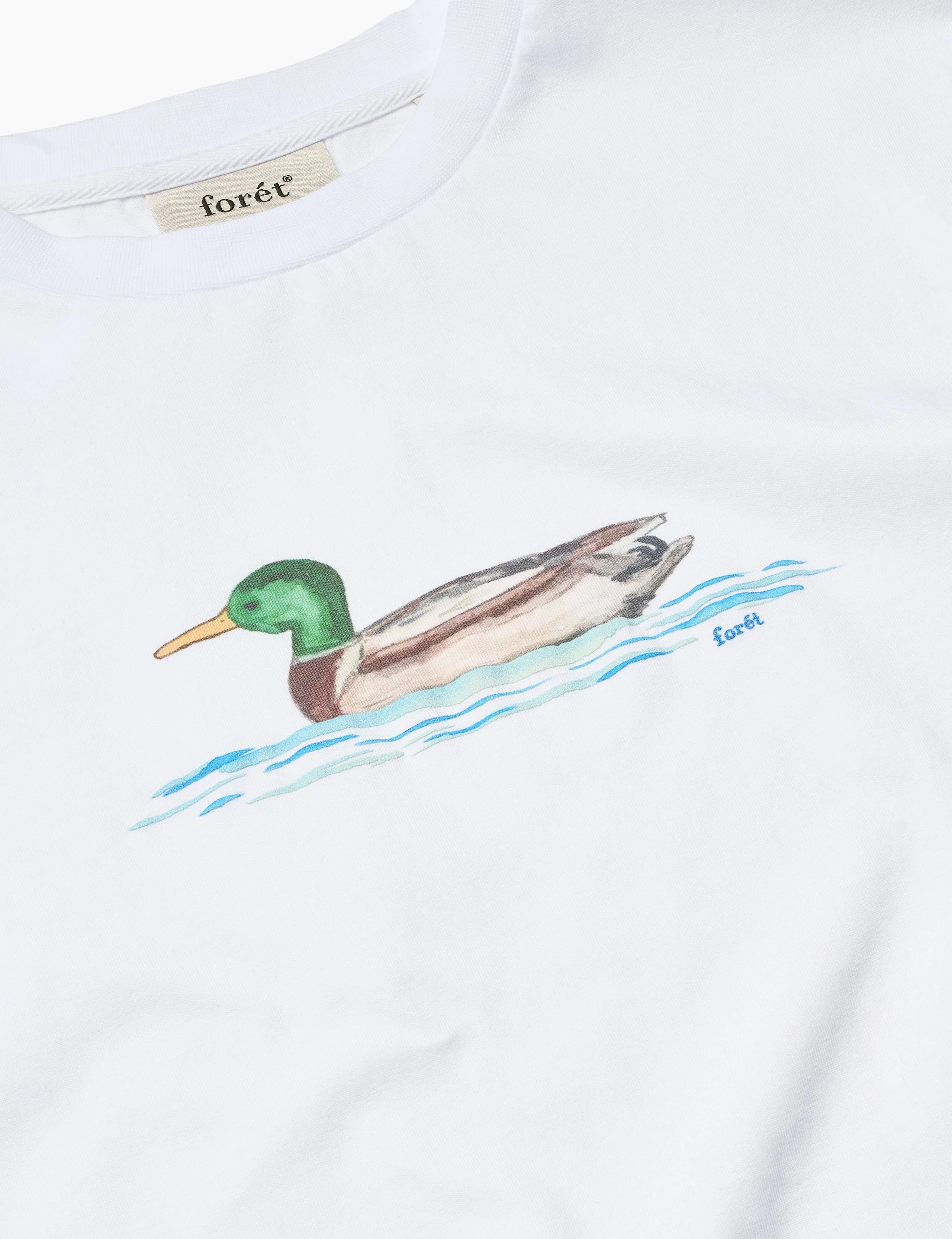 MALLARD T-SHIRT - WHITE sold by Foret product image thumbnail 4