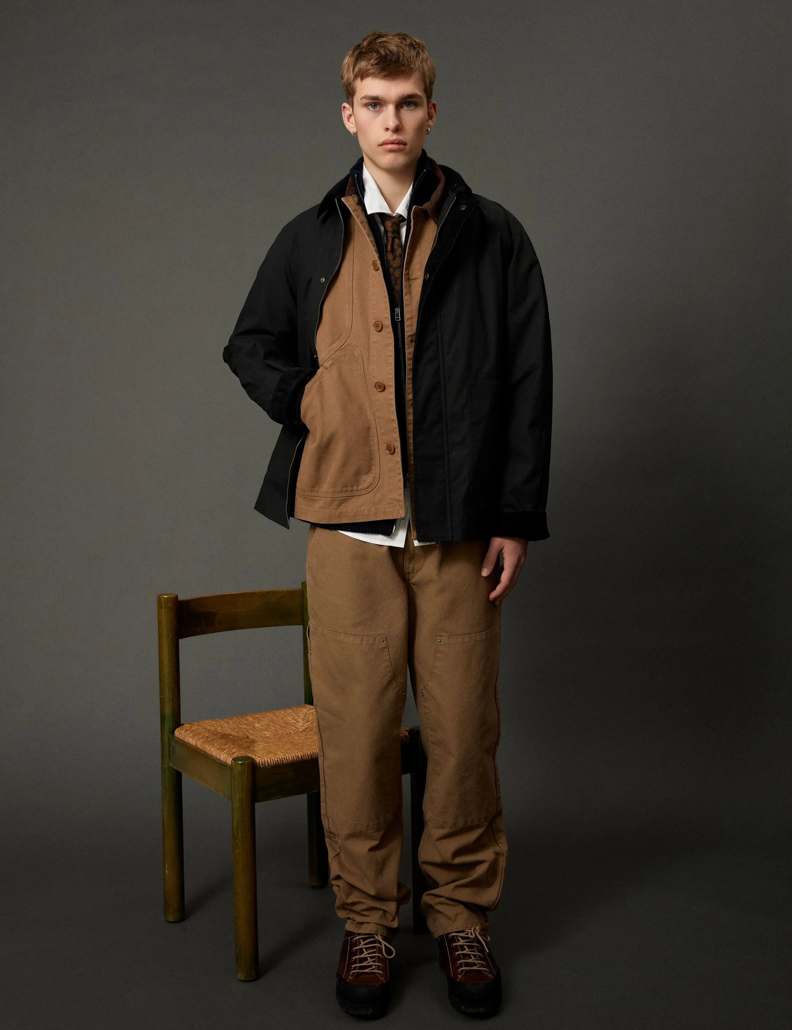 ASPEN OILSKIN JACKET - BLACK sold by Foret product image thumbnail 2