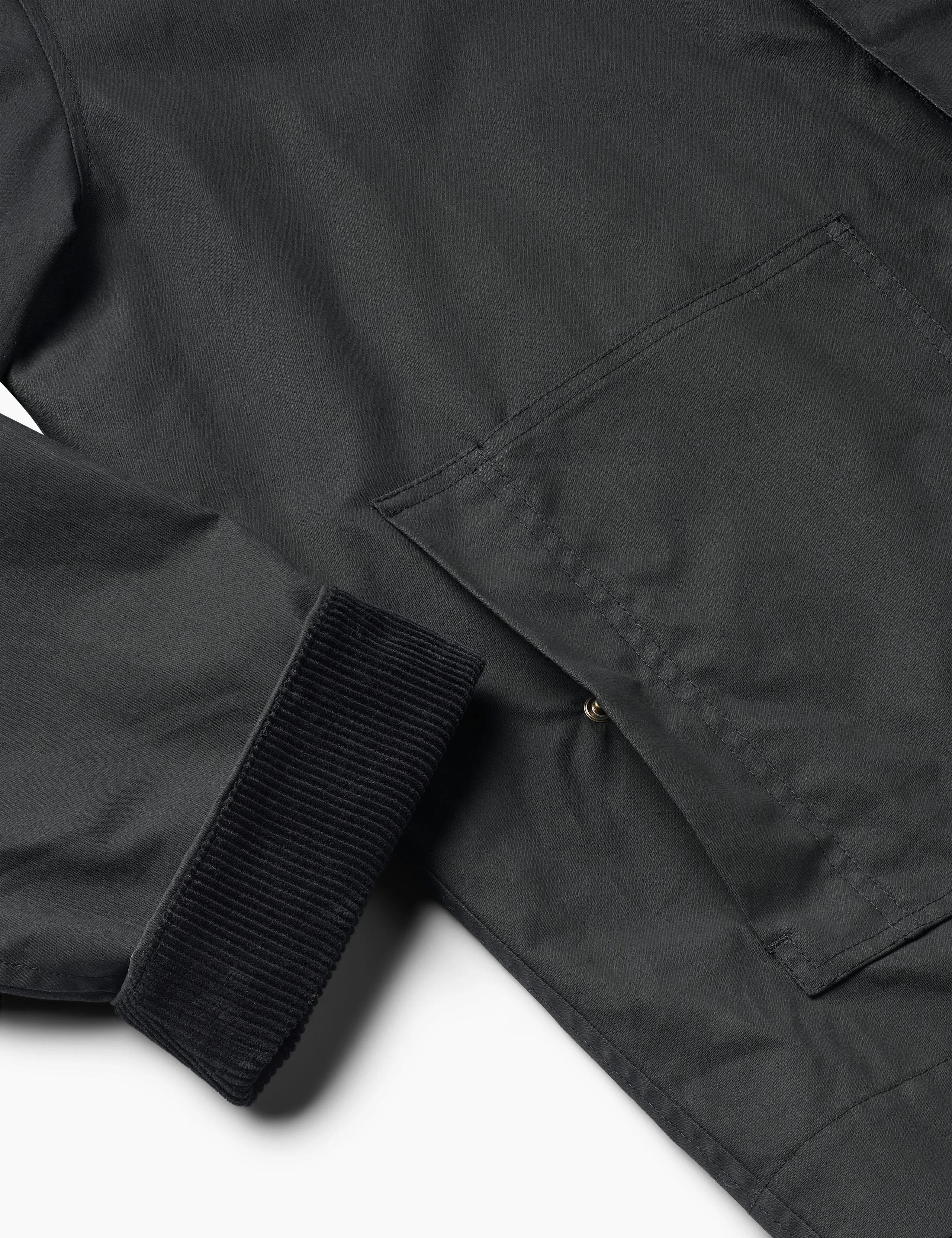 ASPEN OILSKIN JACKET - BLACK sold by Foret product image thumbnail 5