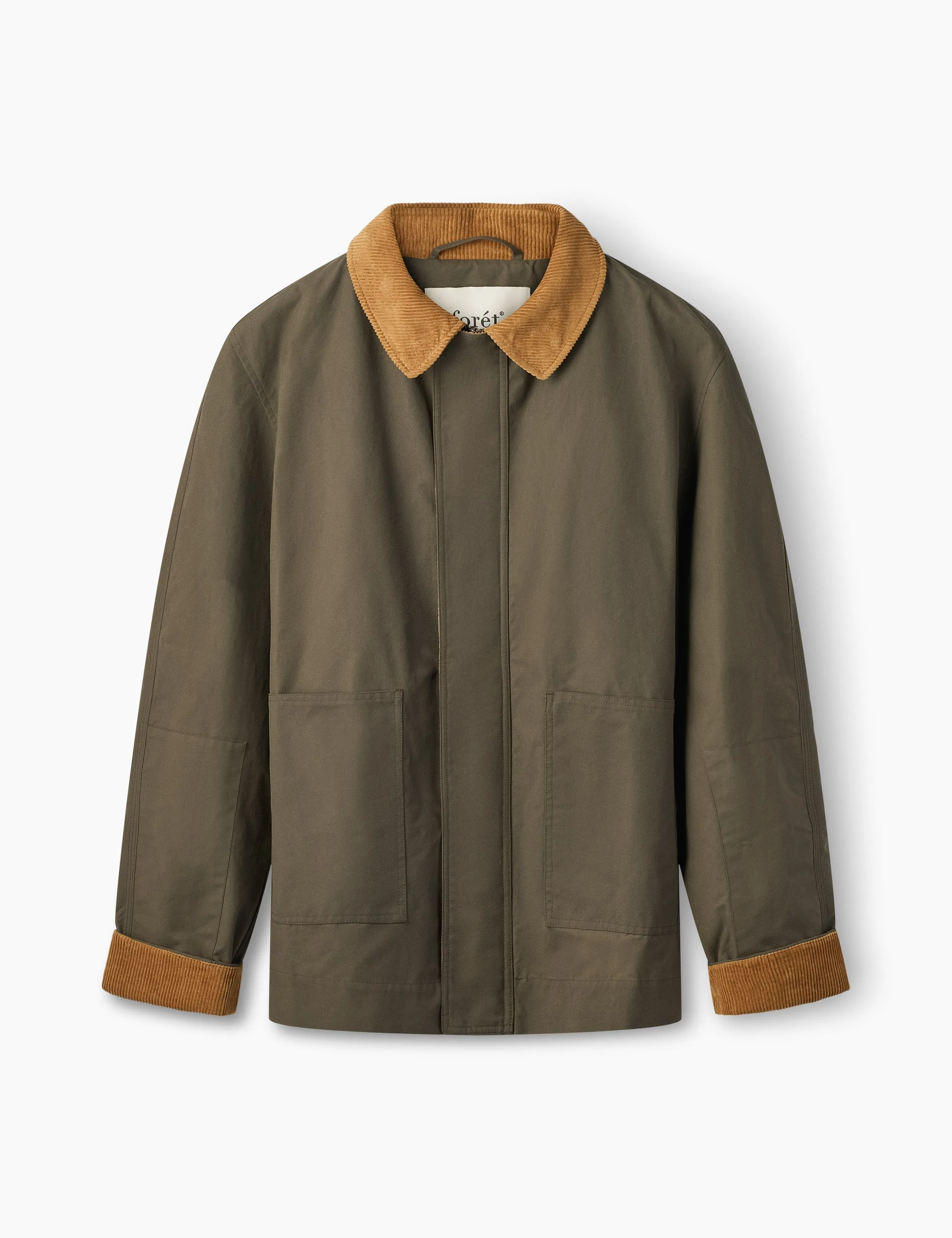 ASPEN OILSKIN JACKET - ARMY sold by Foret