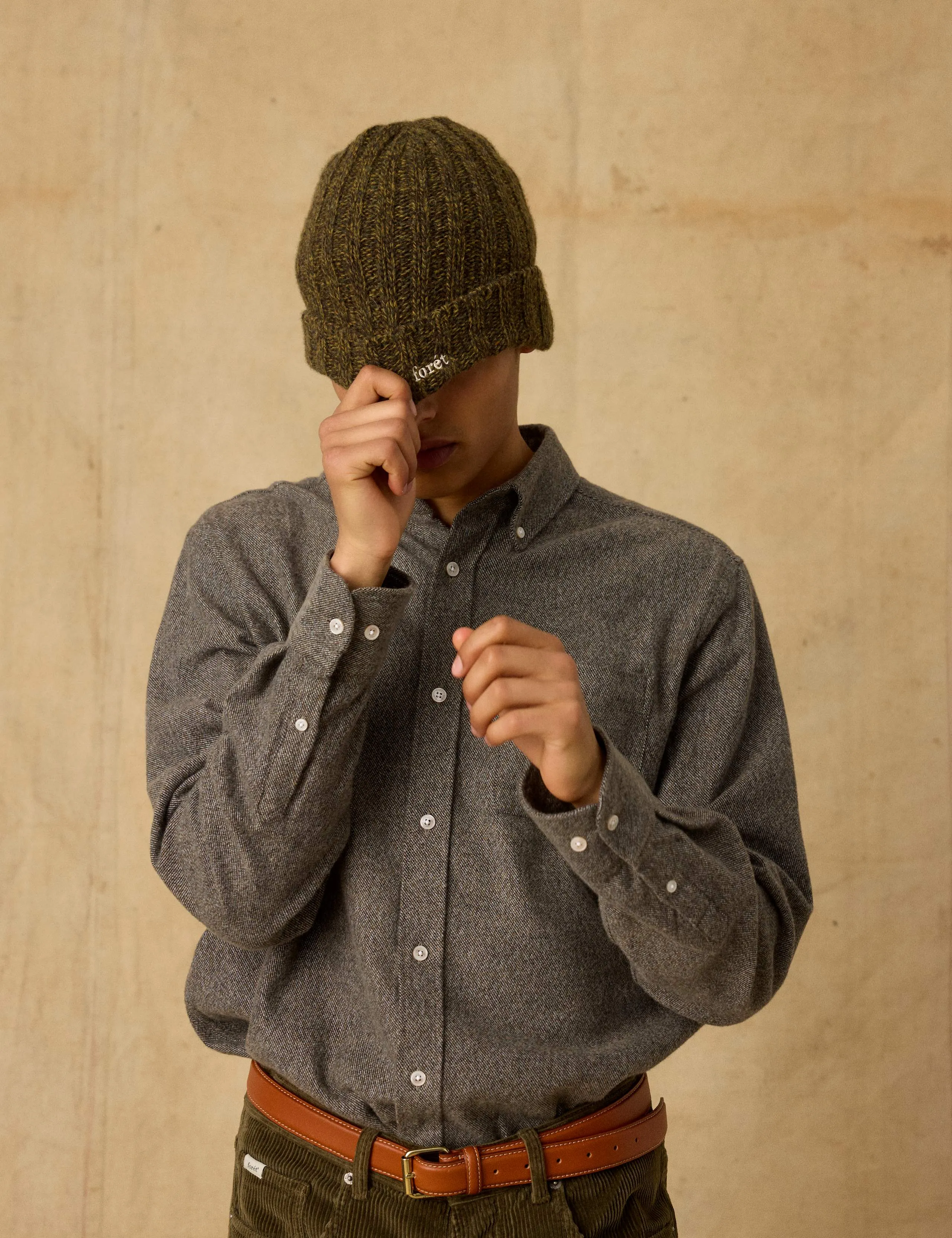 CREEK FLANNEL SHIRT - DARK PINE sold by Foret product image thumbnail 5