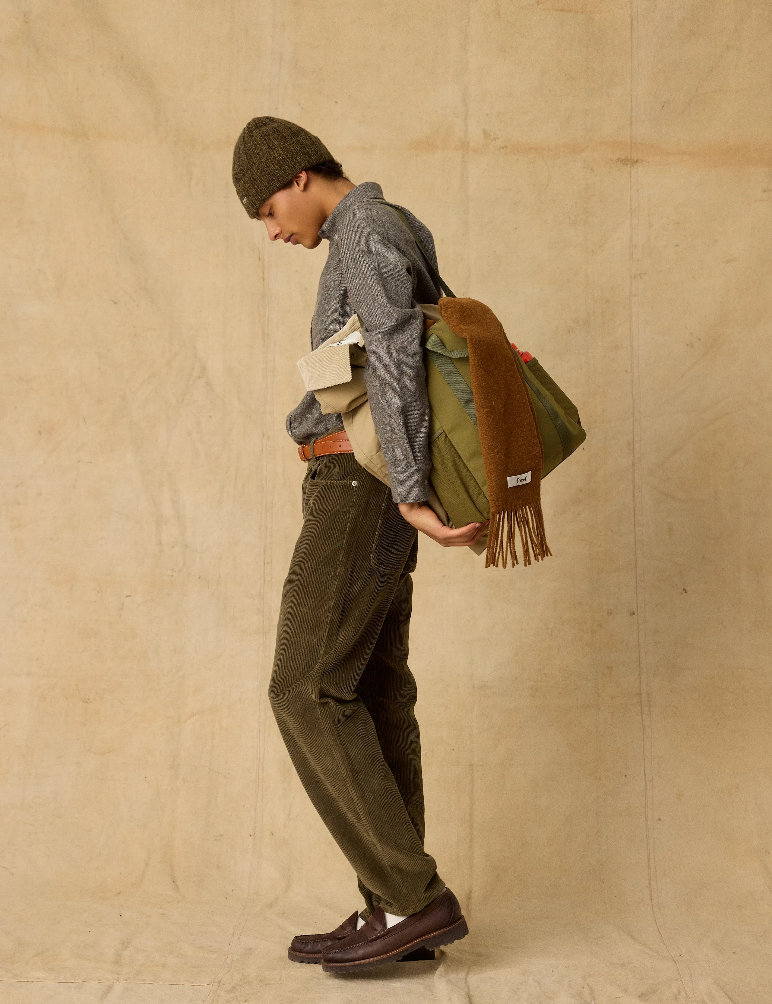 CREEK FLANNEL SHIRT - DARK PINE sold by Foret product image thumbnail 2