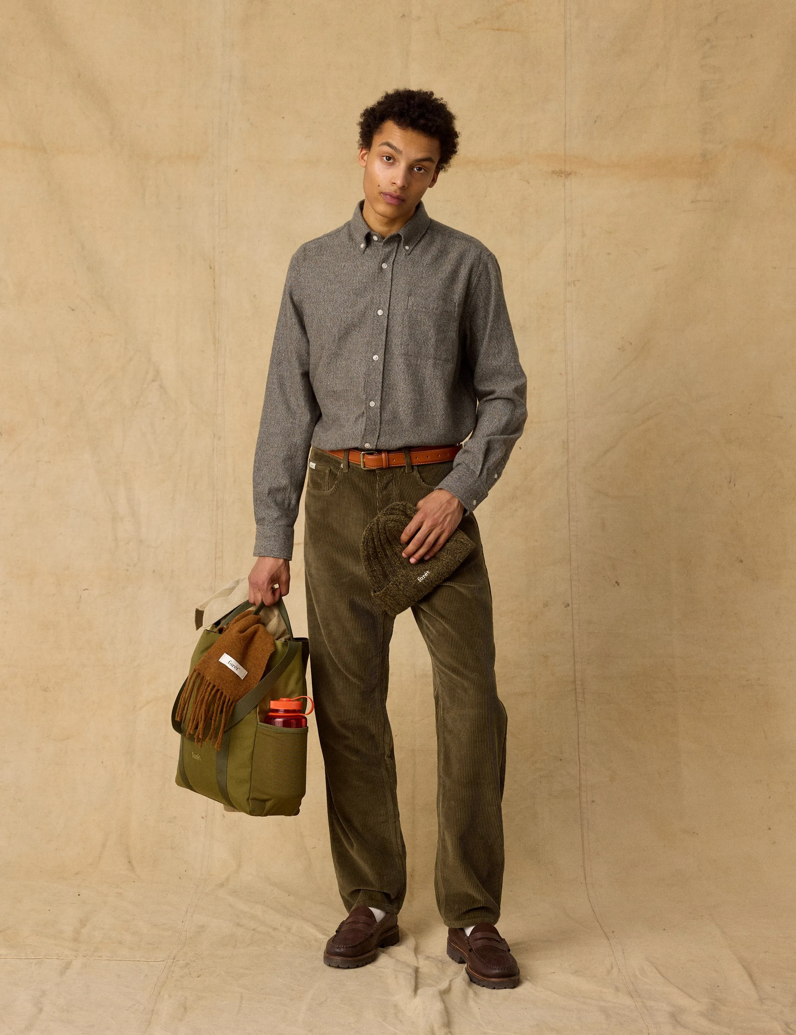 CREEK FLANNEL SHIRT - DARK PINE sold by Foret product image thumbnail 3