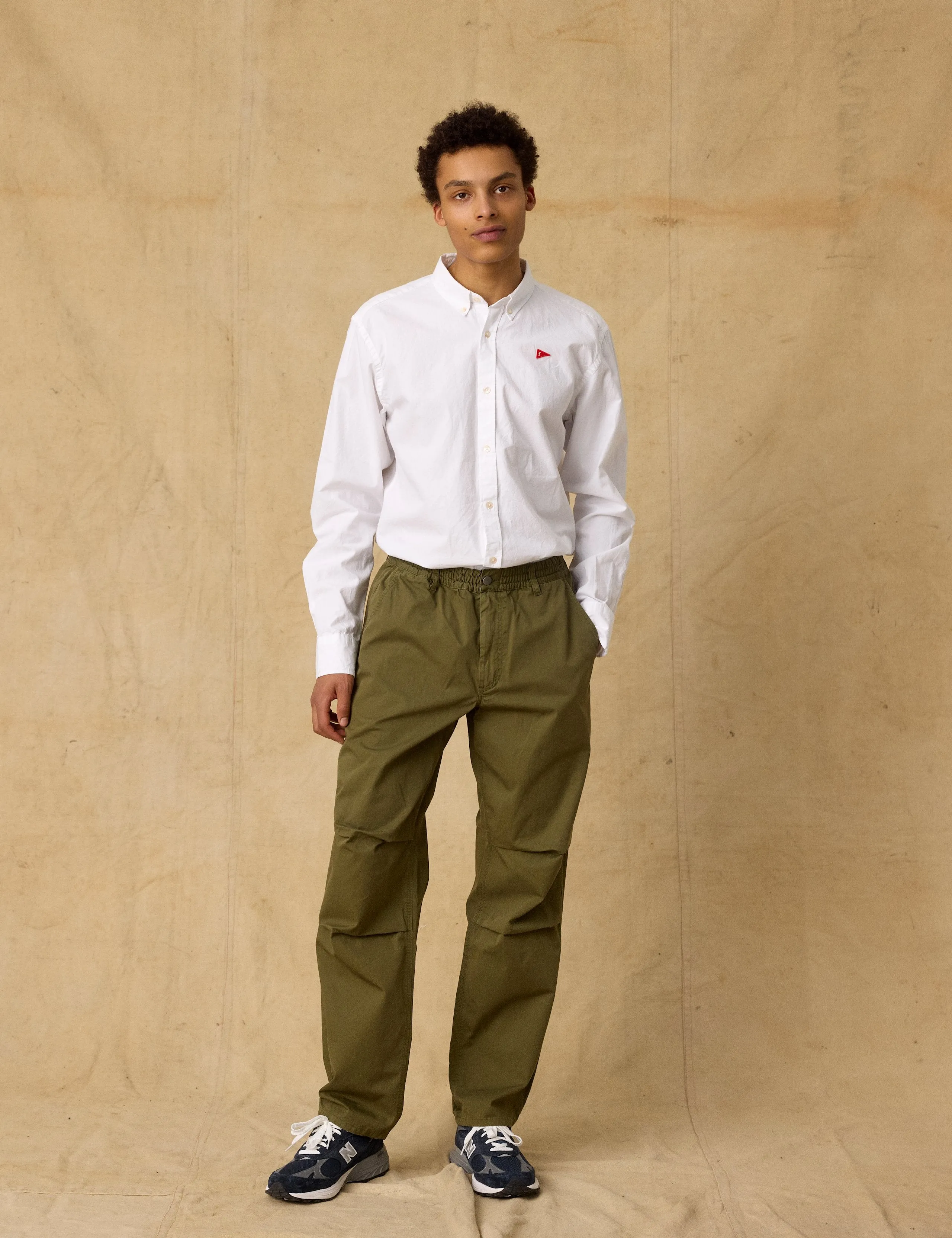 READER COTTON PANTS - ARMY sold by Foret product image thumbnail 5