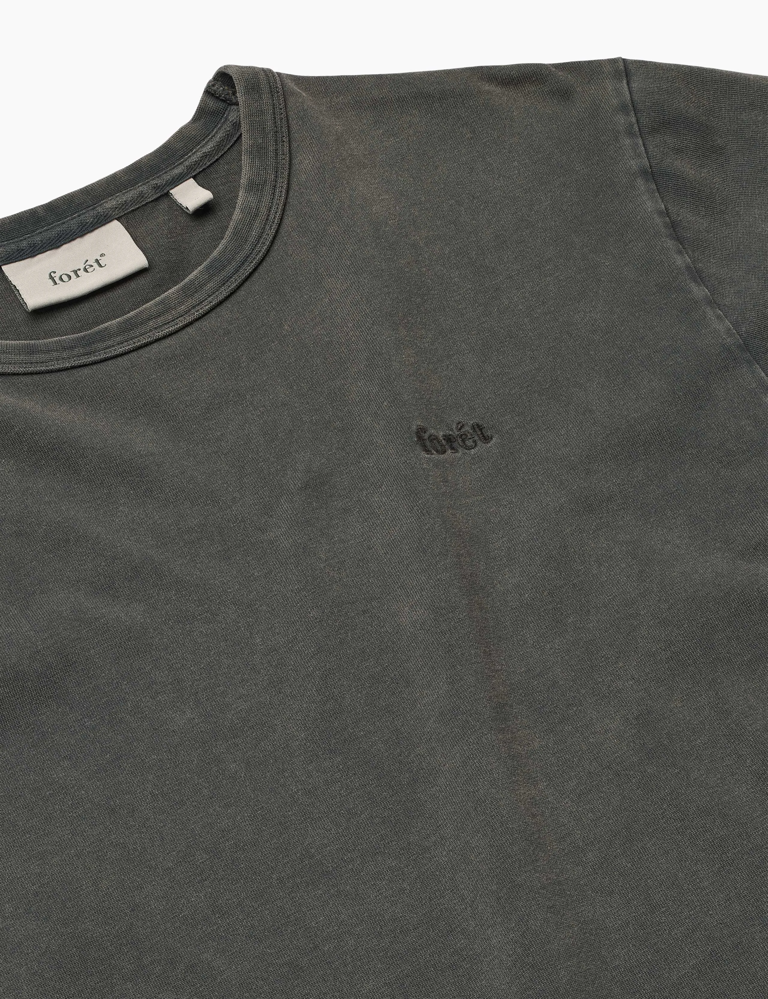 OAK FADED WASH T-SHIRT - DARK GREY sold by Foret product image thumbnail 4