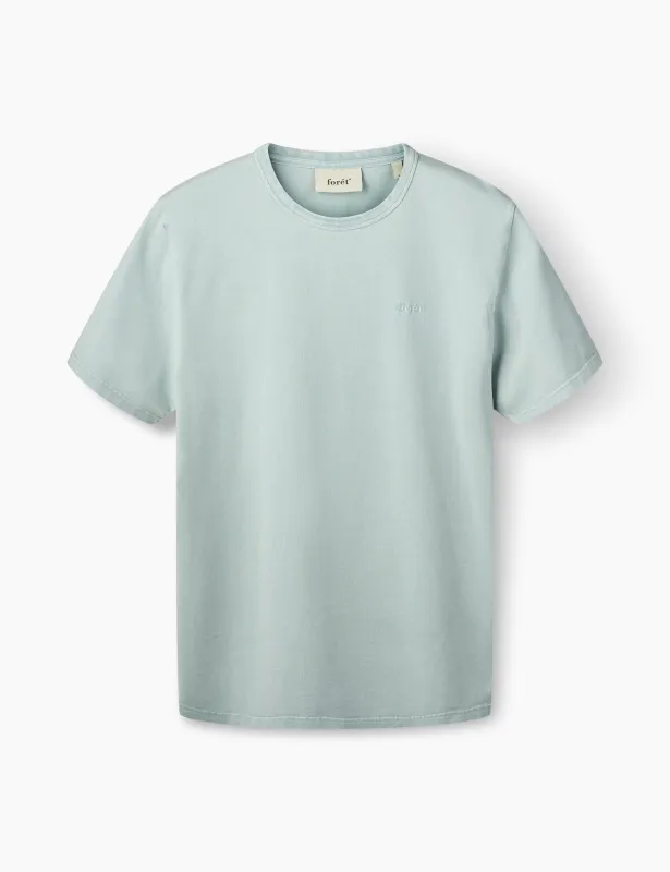 OAK FADED WASH T-SHIRT - DOVE sold by Foret