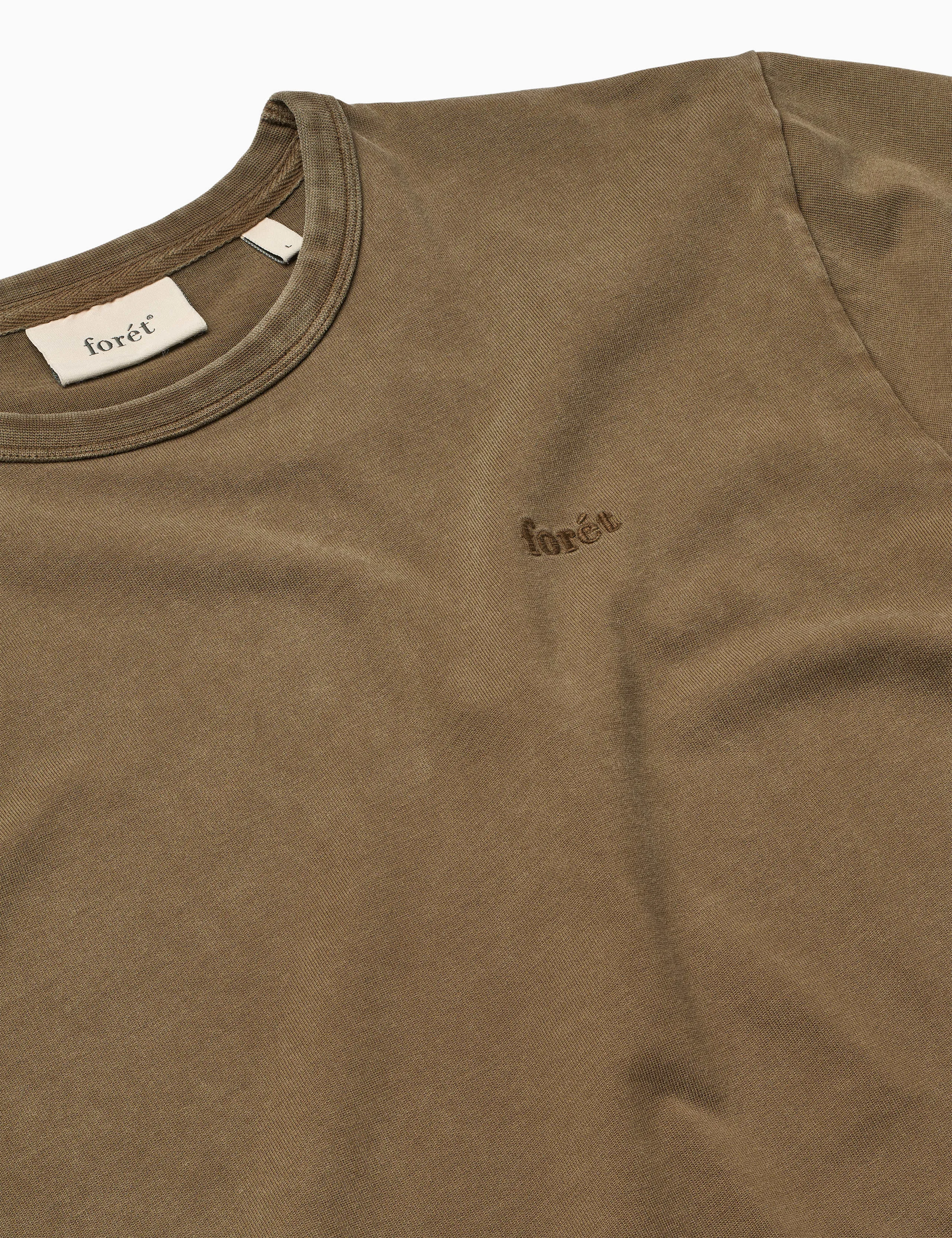 OAK FADED WASH T-SHIRT - EARTH sold by Foret product image thumbnail 2