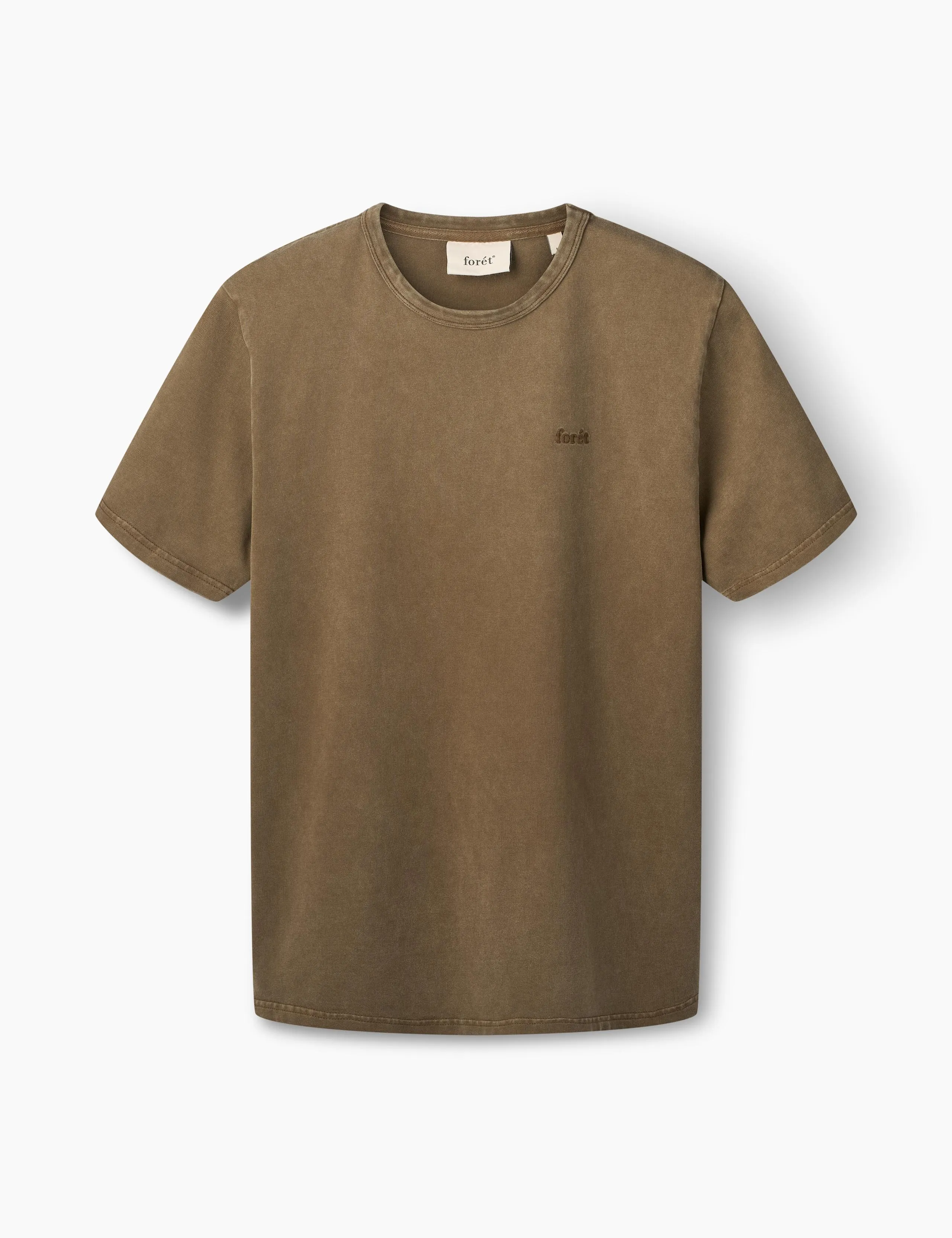 OAK FADED WASH T-SHIRT - EARTH sold by Foret