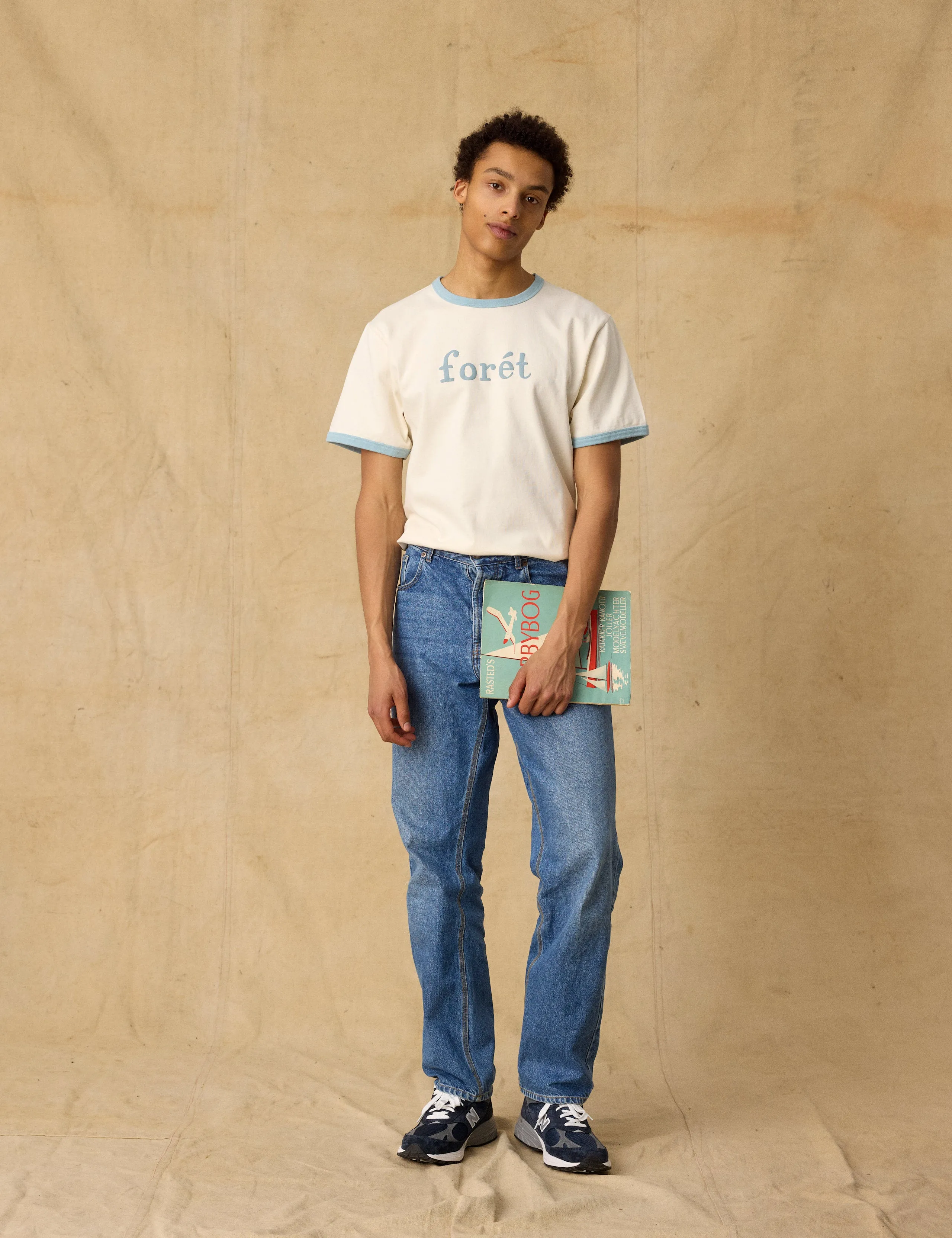 TIDE T-SHIRT - CLOUD/DOVE sold by Foret product image thumbnail 2