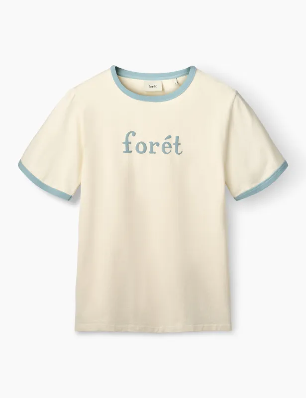TIDE T-SHIRT - CLOUD/DOVE sold by Foret