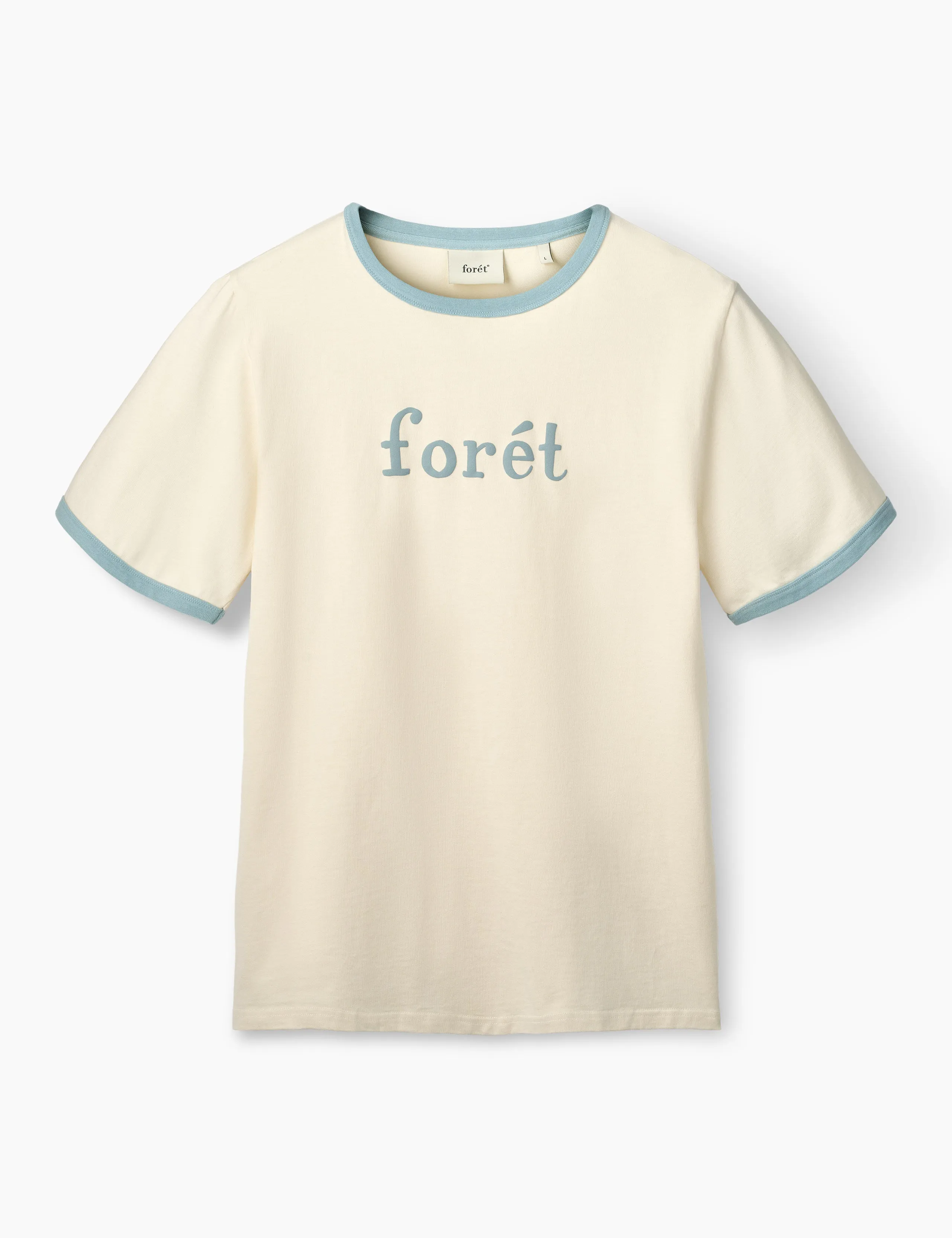 TIDE T-SHIRT - CLOUD/DOVE sold by Foret