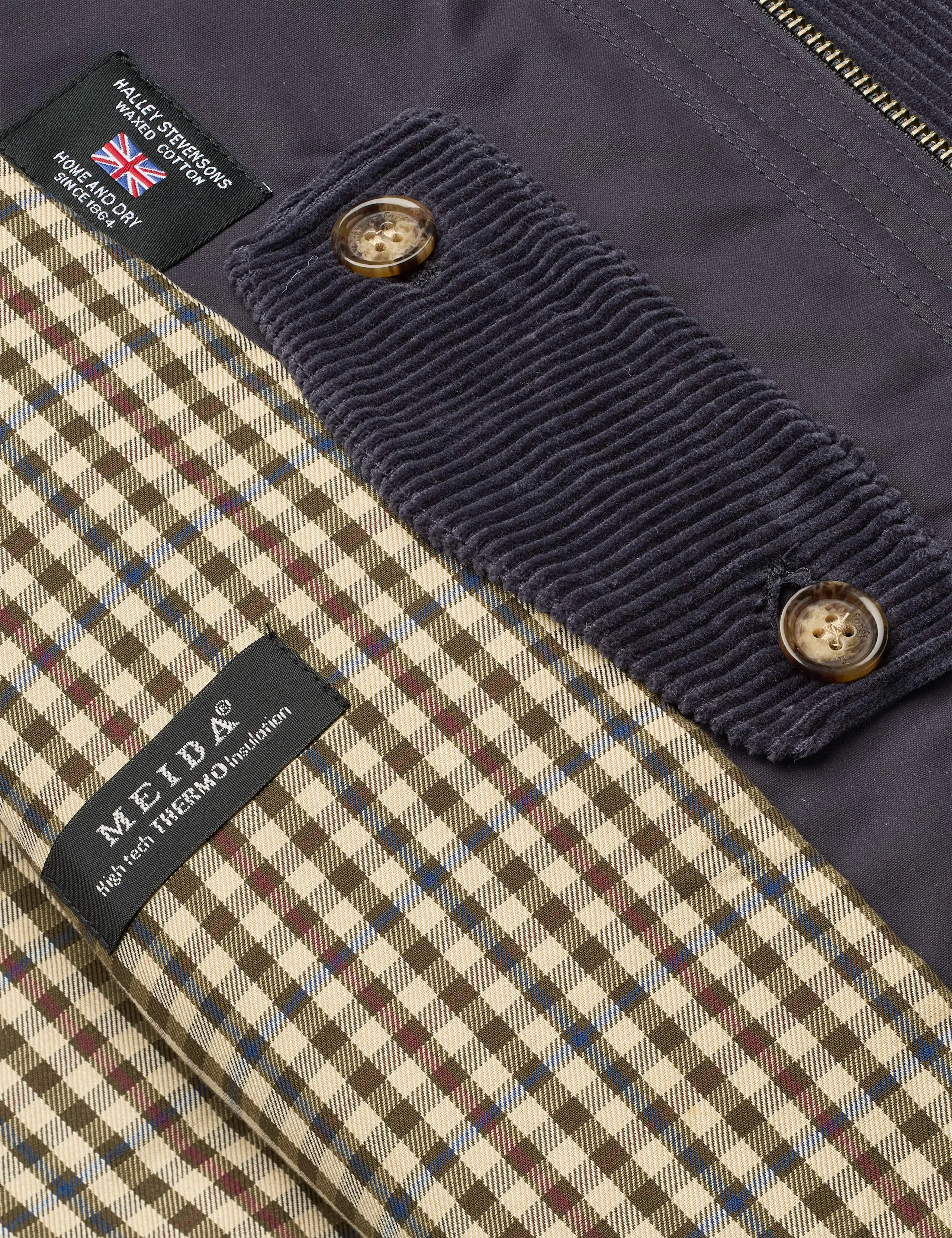 ASPEN PADDED OILSKIN JACKET - NAVY sold by Foret product image thumbnail 5