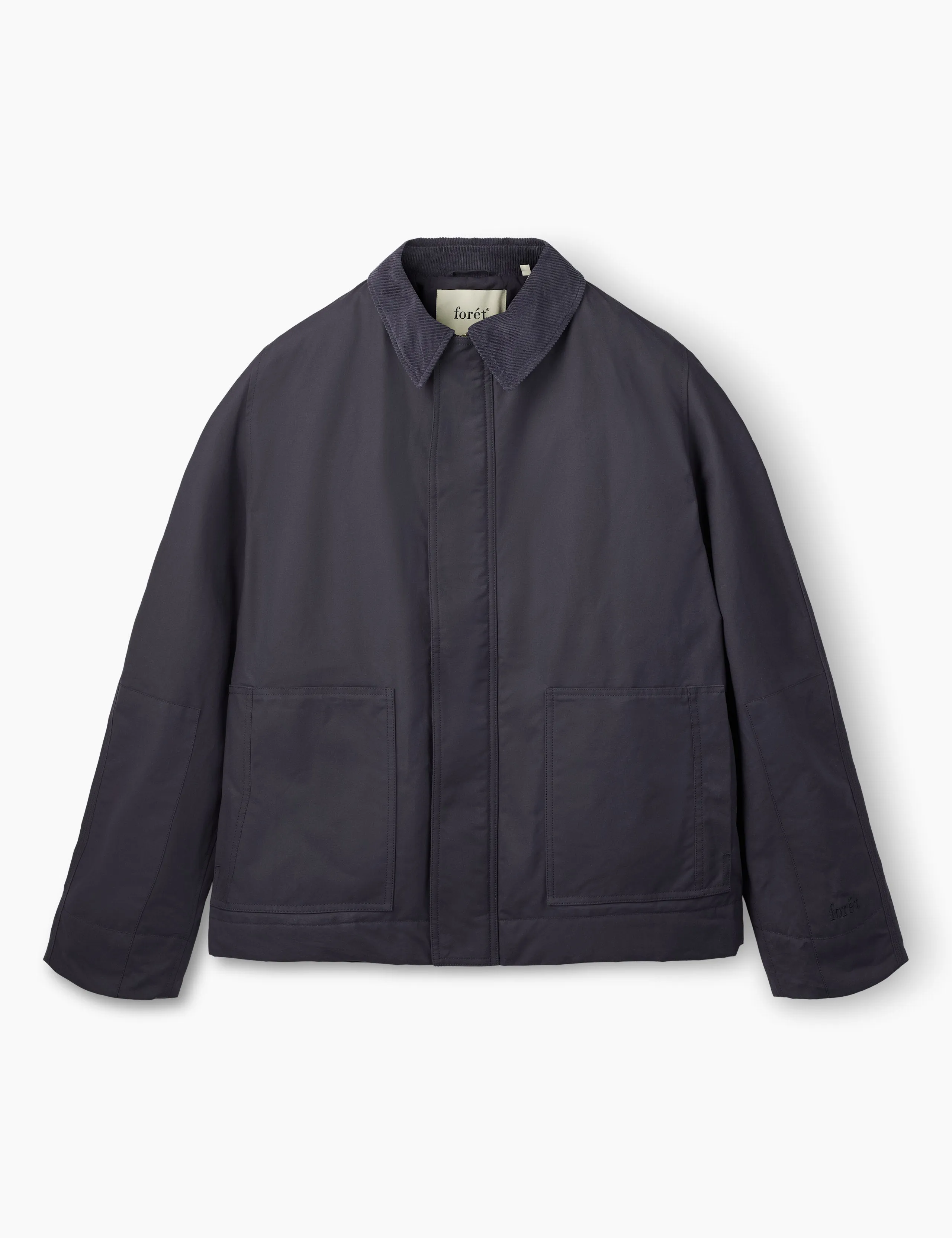 ASPEN PADDED OILSKIN JACKET - NAVY sold by Foret