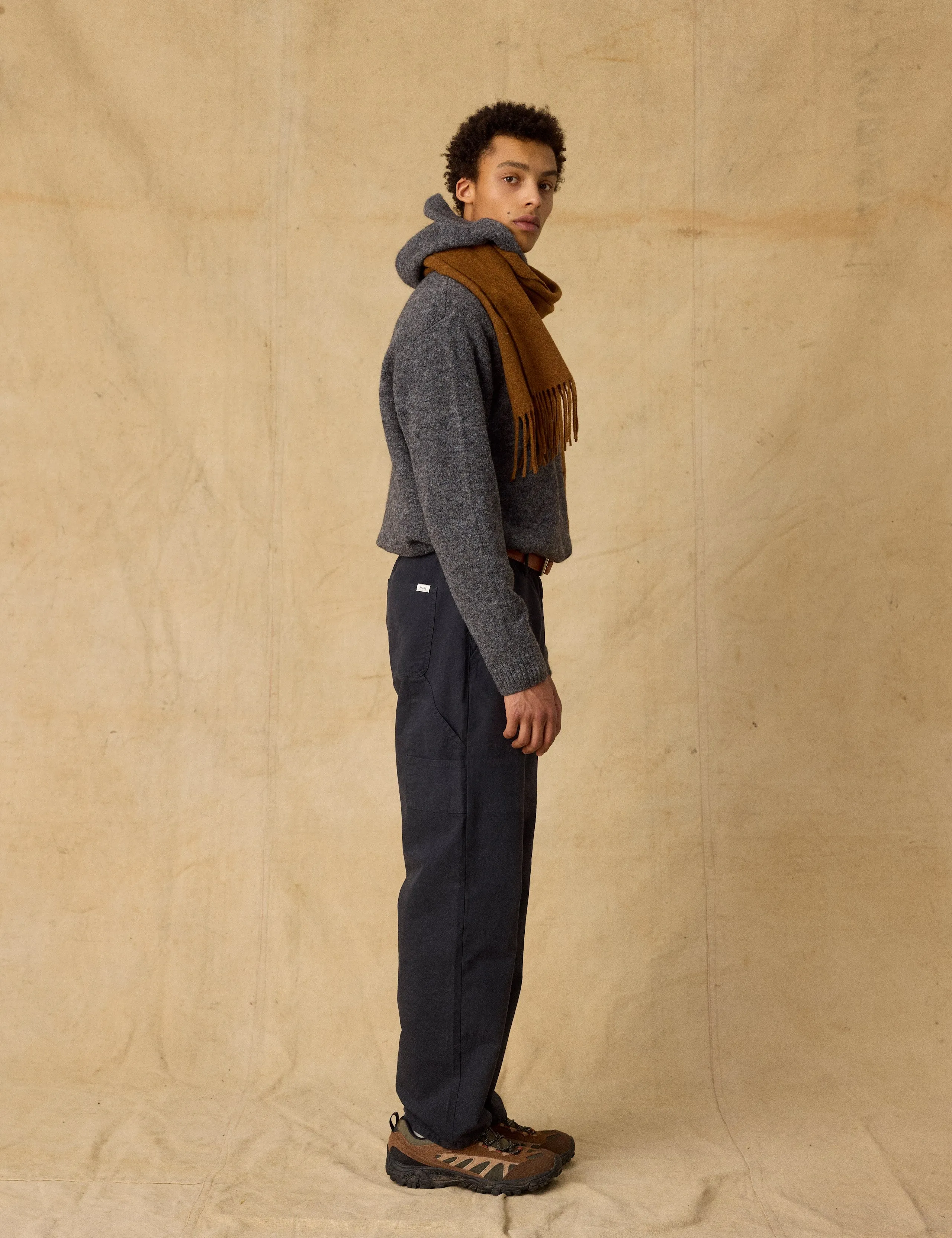 NIGHT WOOL HOODIE - DARK GREY MELANGE sold by Foret product image thumbnail 3