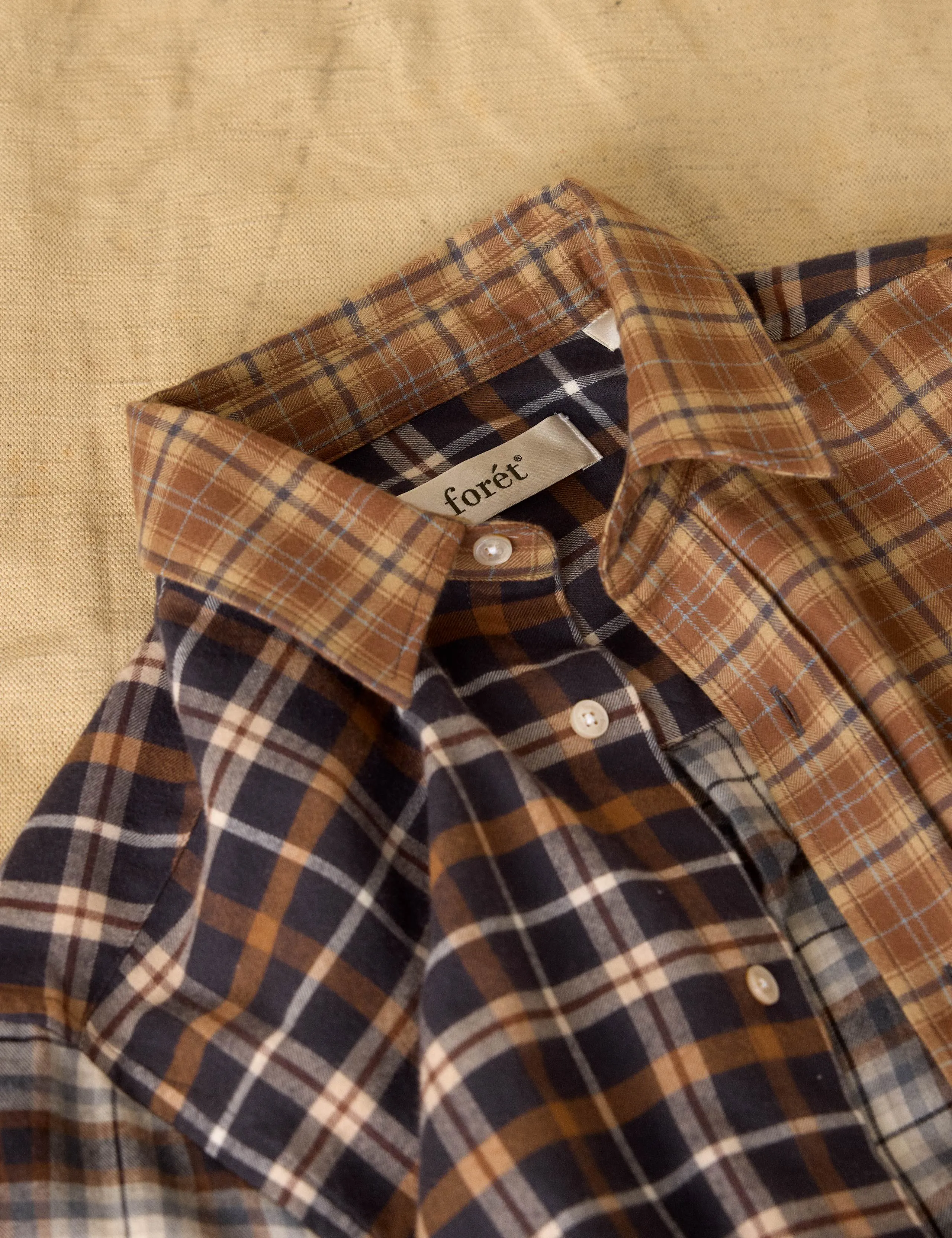 CREEK CHECK MIX SHIRT - CHECK MIX sold by Foret product image thumbnail 5
