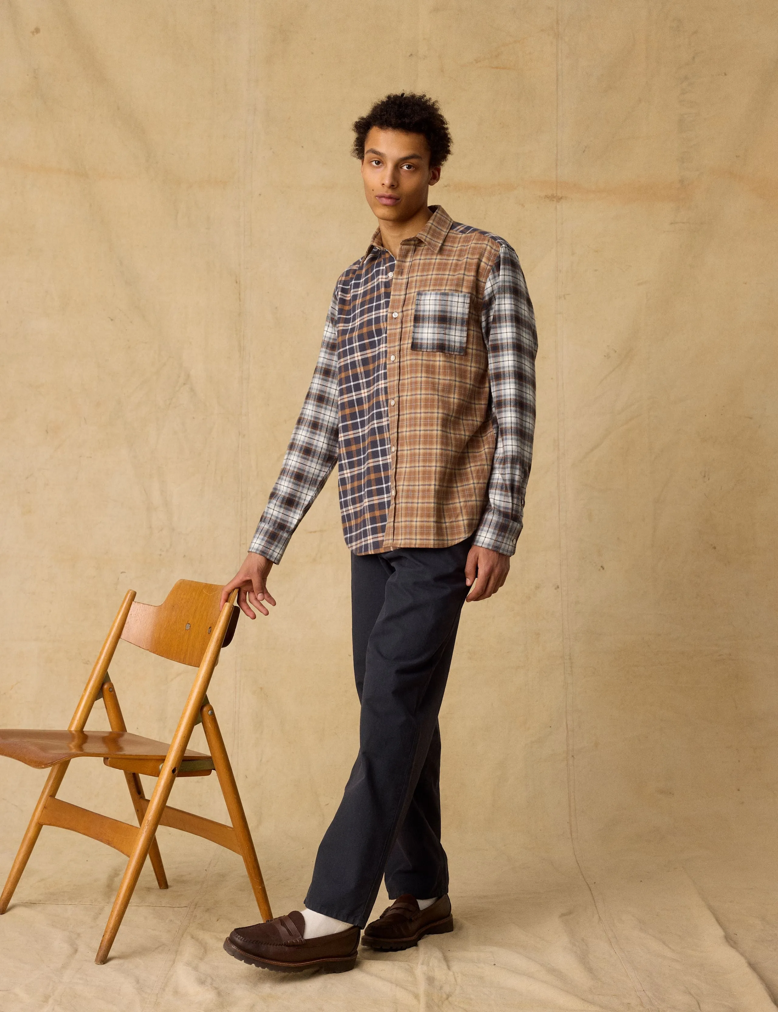 CREEK CHECK MIX SHIRT - CHECK MIX sold by Foret product image thumbnail 4