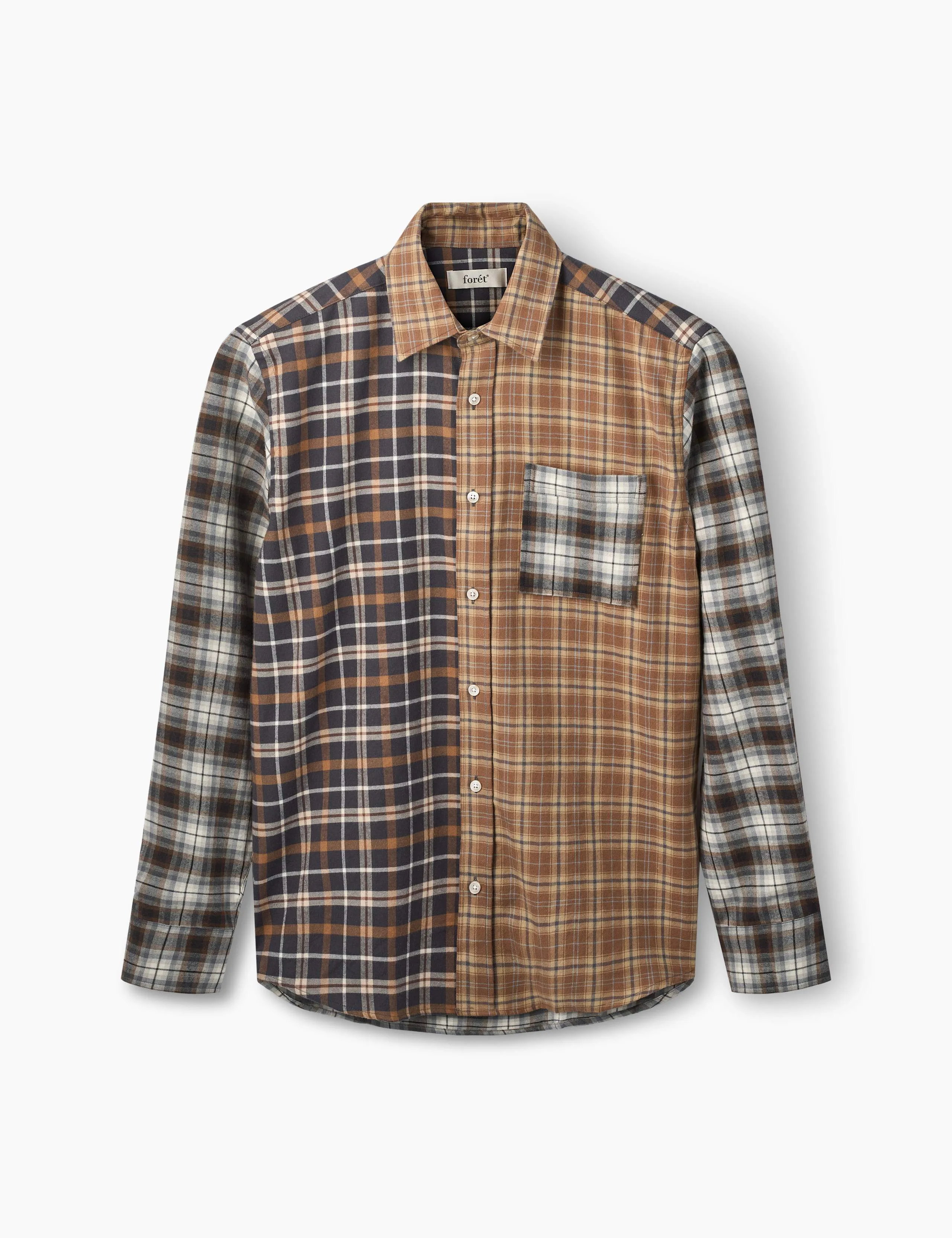 CREEK CHECK MIX SHIRT - CHECK MIX sold by Foret