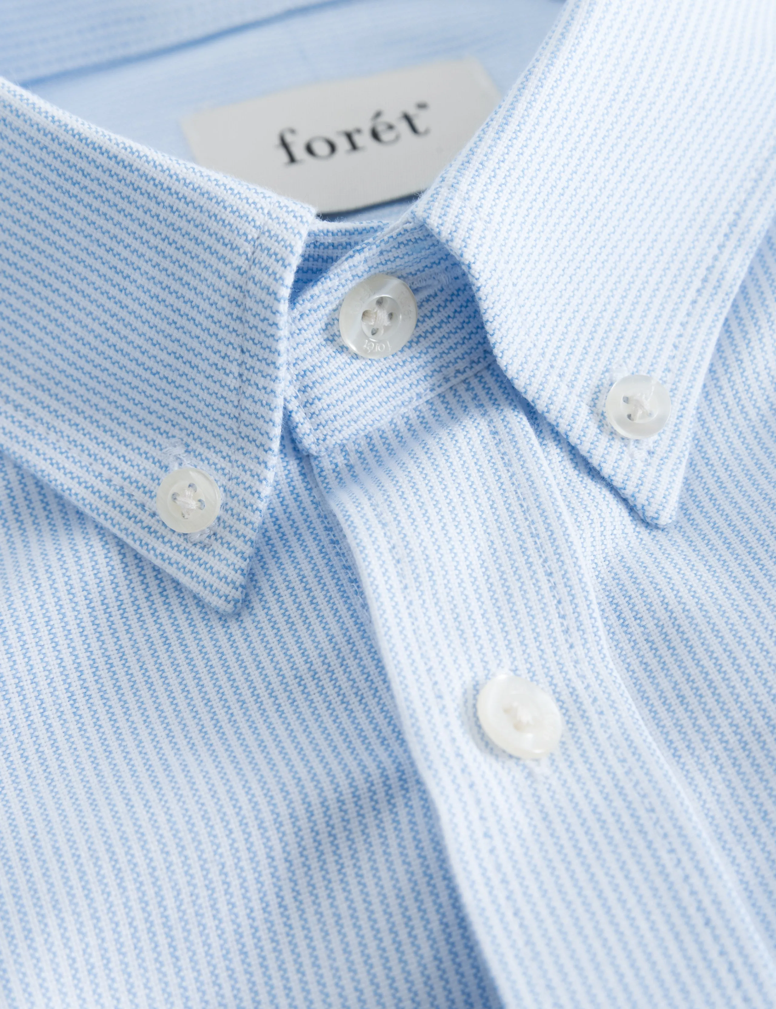 LIFE SHIRT - WHITE/LIGHTBLUE sold by Foret product image thumbnail 4