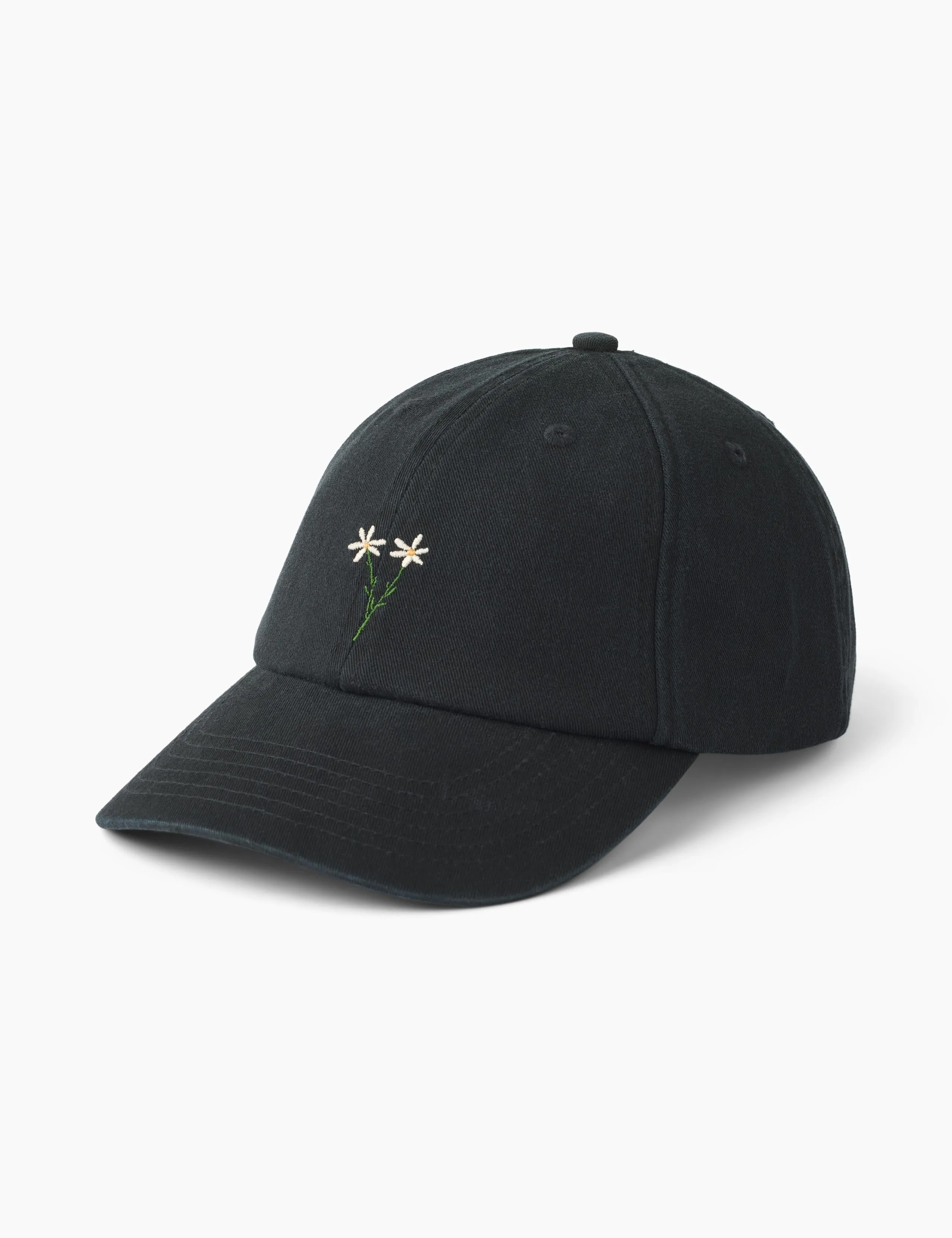 POSY WASHED CAP - BLACK sold by Foret