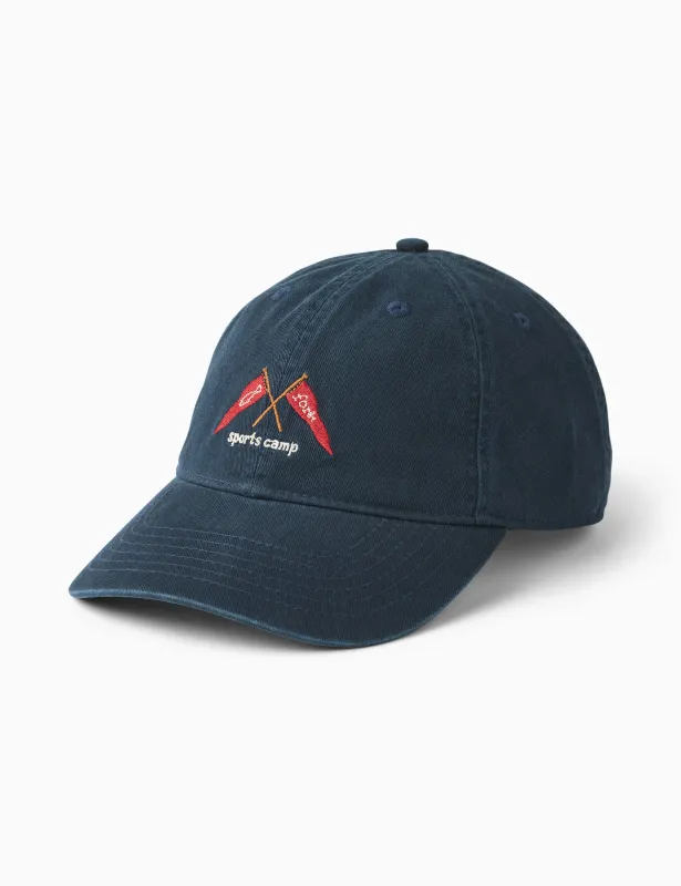 PENNANT WASHED CAP - NAVY made by Foret