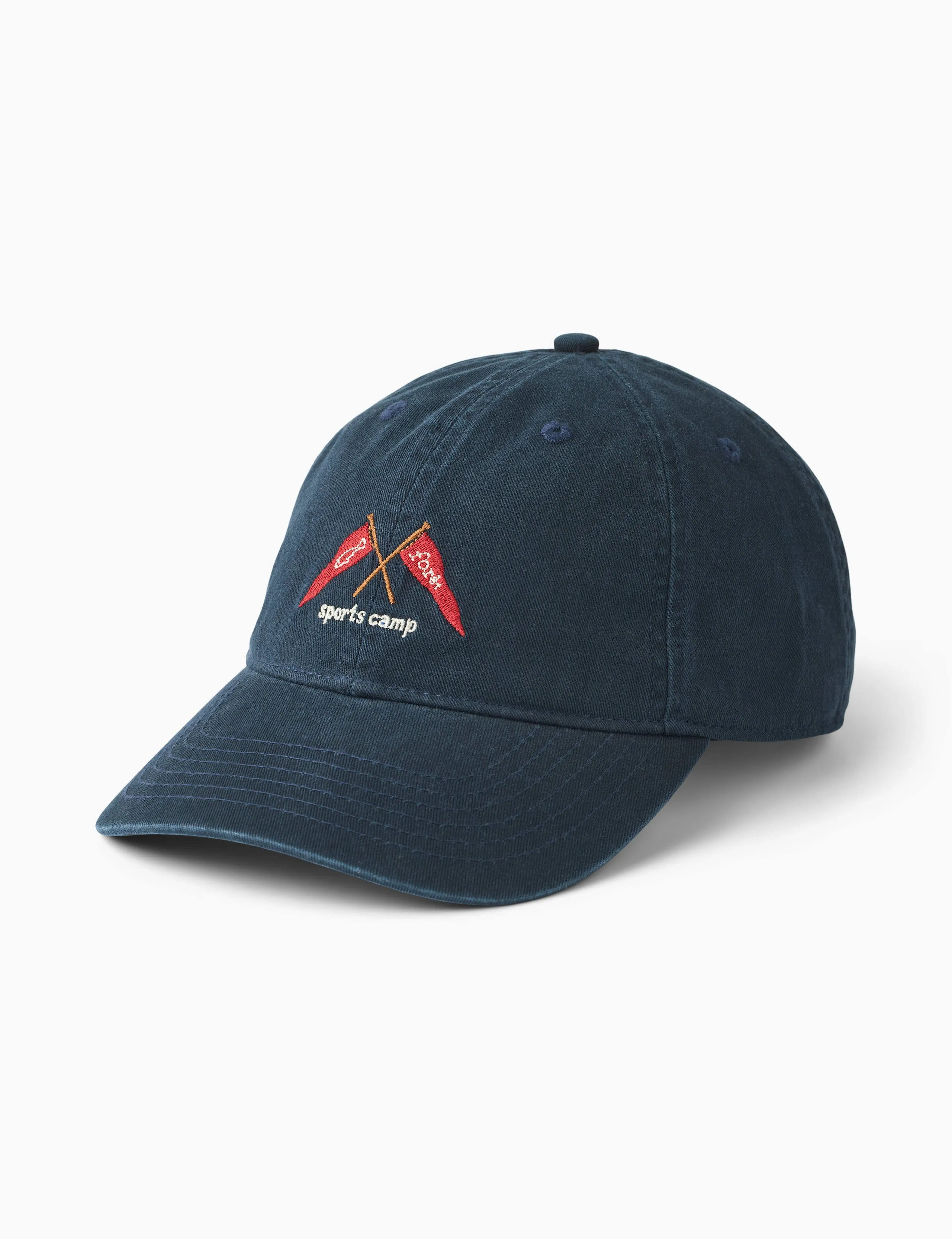 PENNANT WASHED CAP - NAVY sold by Foret