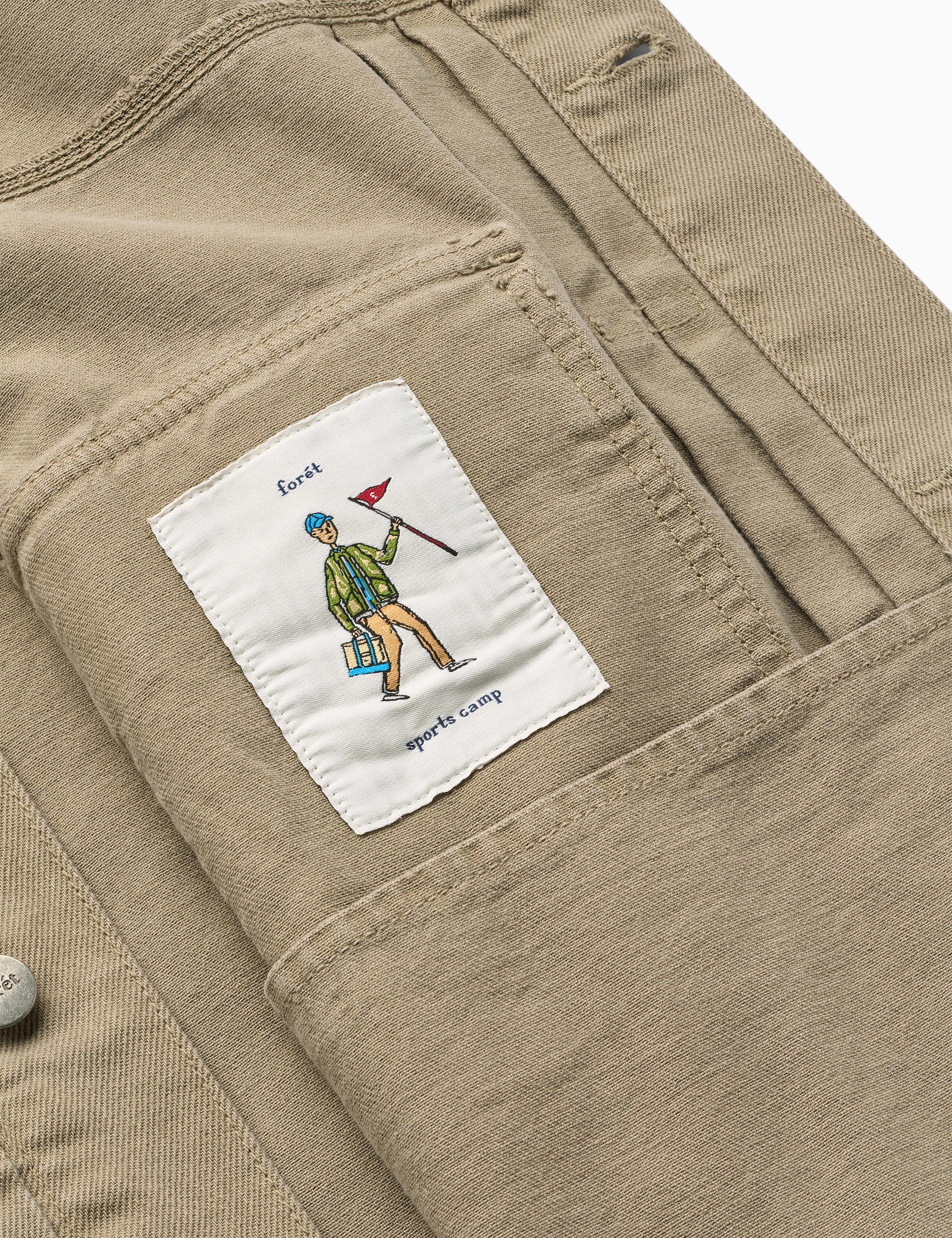 HAZY TWILL JACKET - LIGHT TAUPE sold by Foret product image thumbnail 3