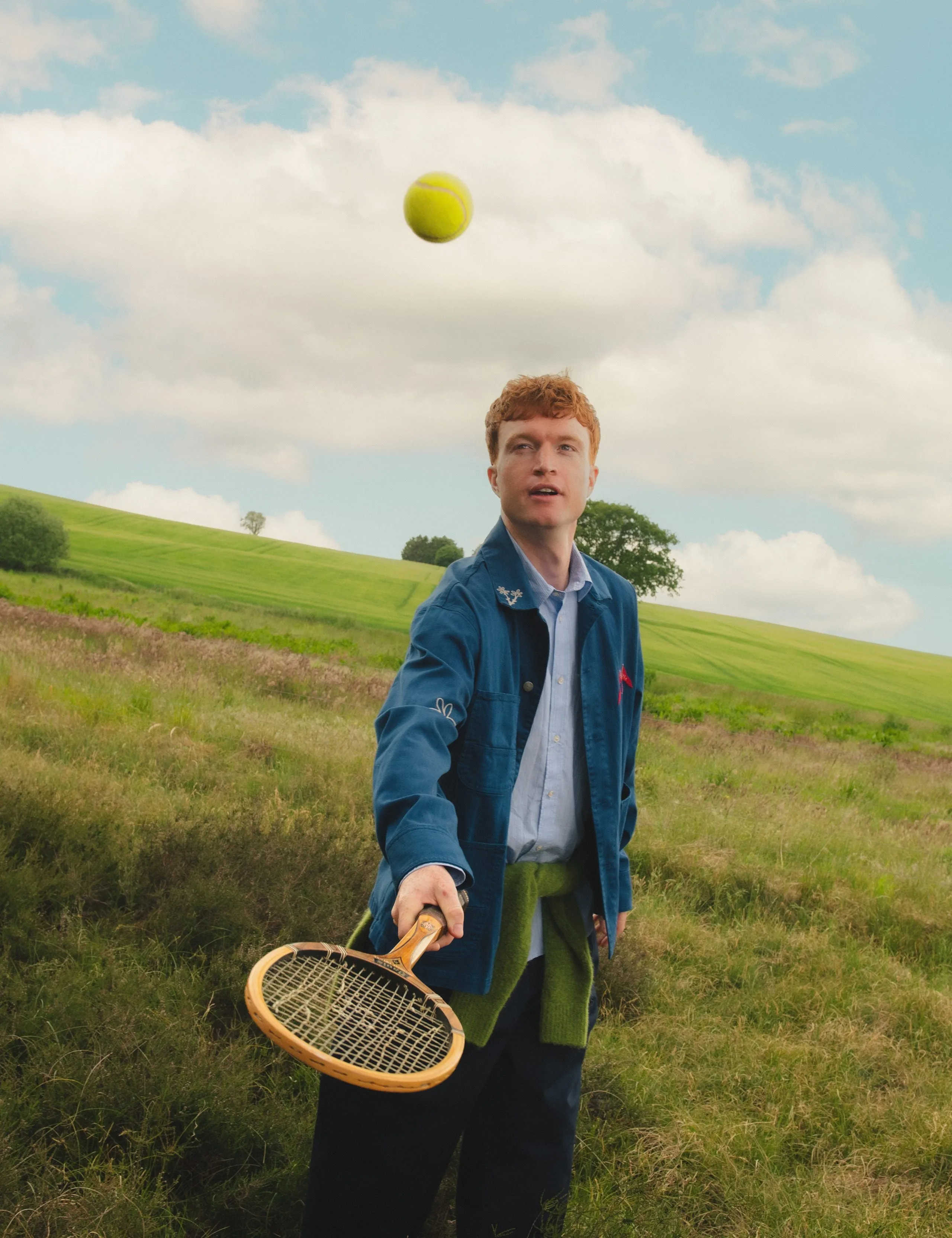 MAPLE REGULAR FIT POPLIN SHIRT - BLUE STRIPE sold by Foret product image thumbnail 3